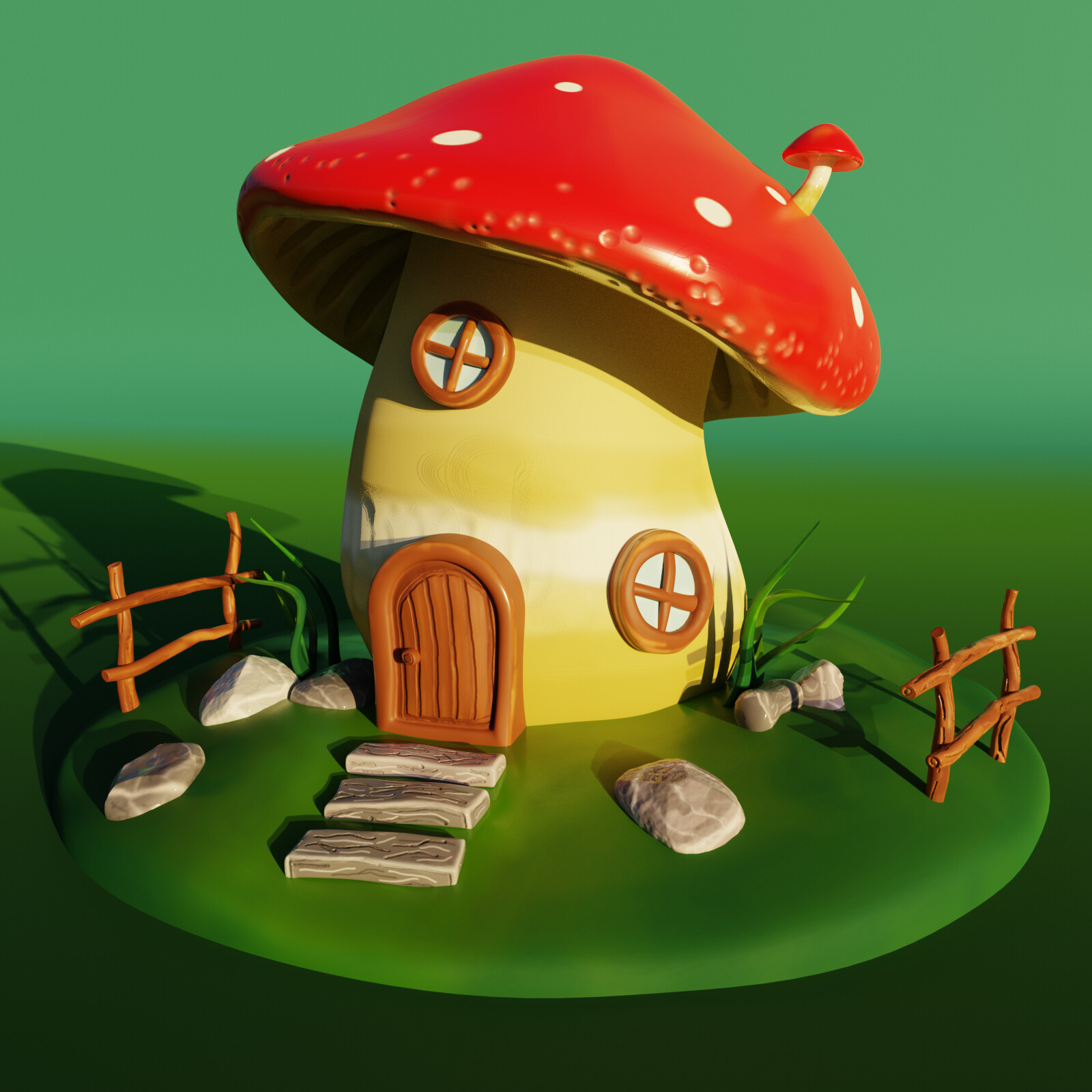 ArtStation - Mushroom House