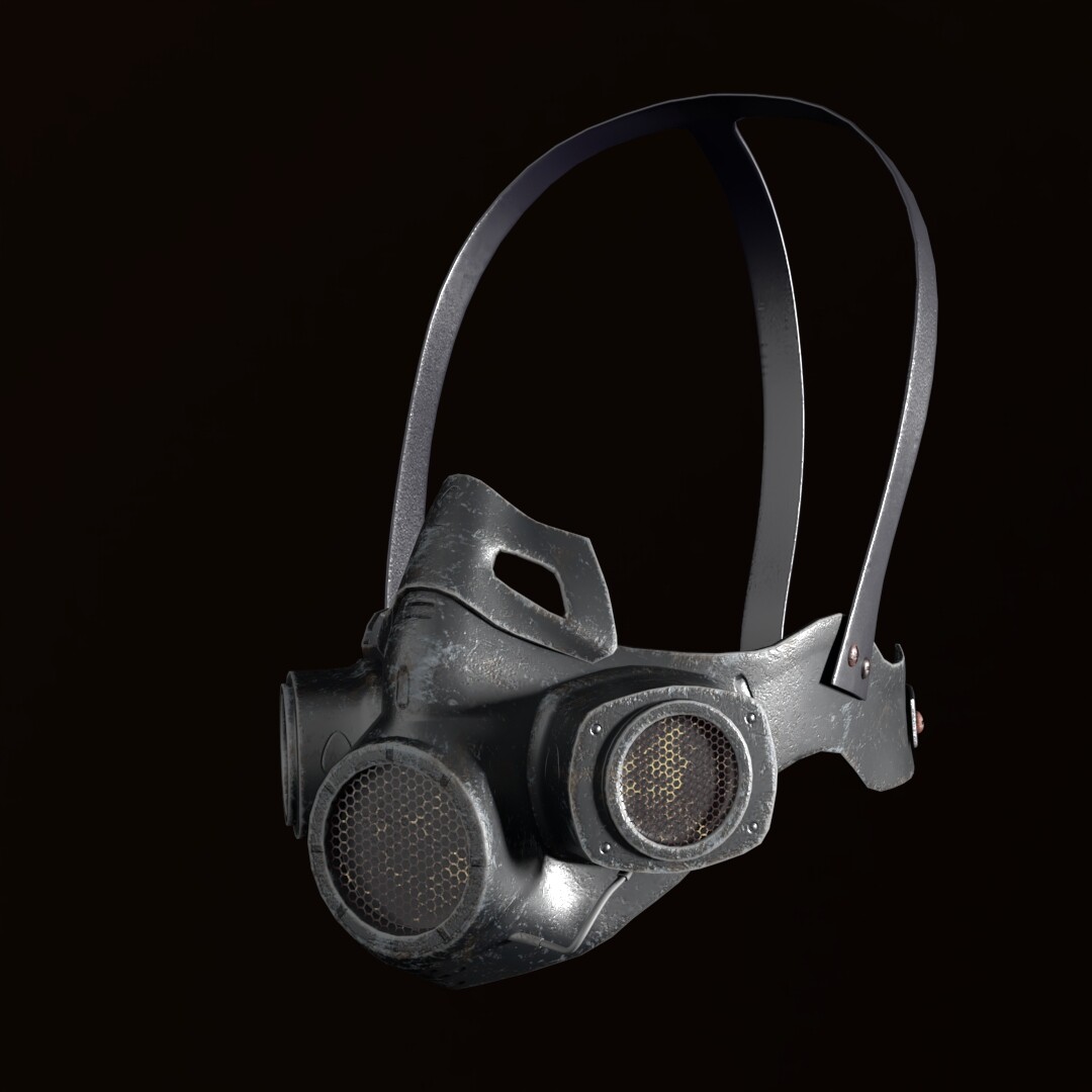 ArtStation - Gas mask helmet 3d