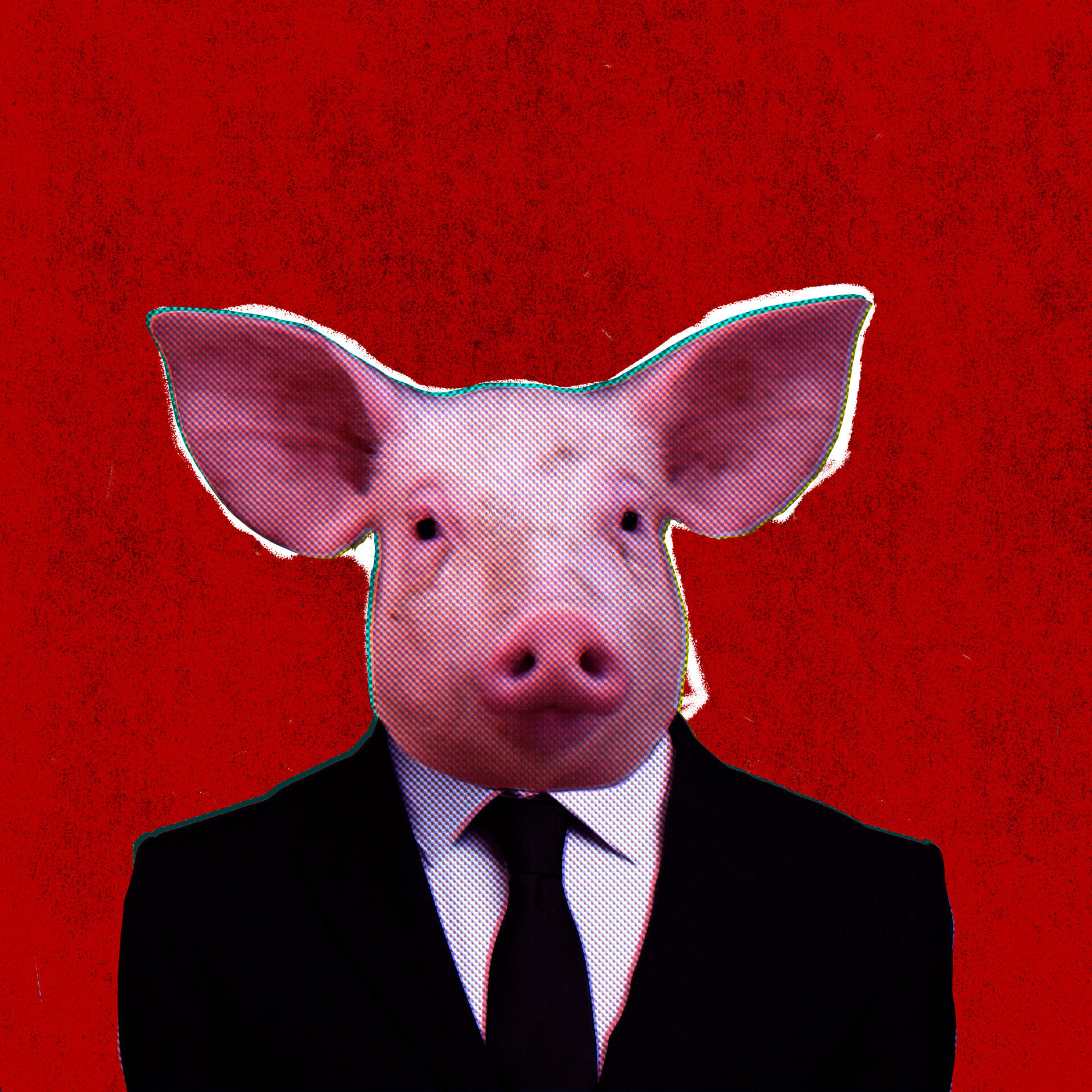 ArtStation - Gentleman Pig - Animal Farm