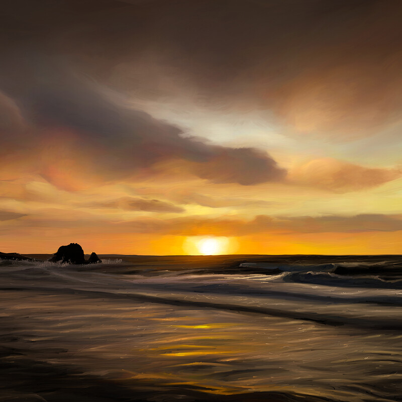 Rockaway Beach Sunset
