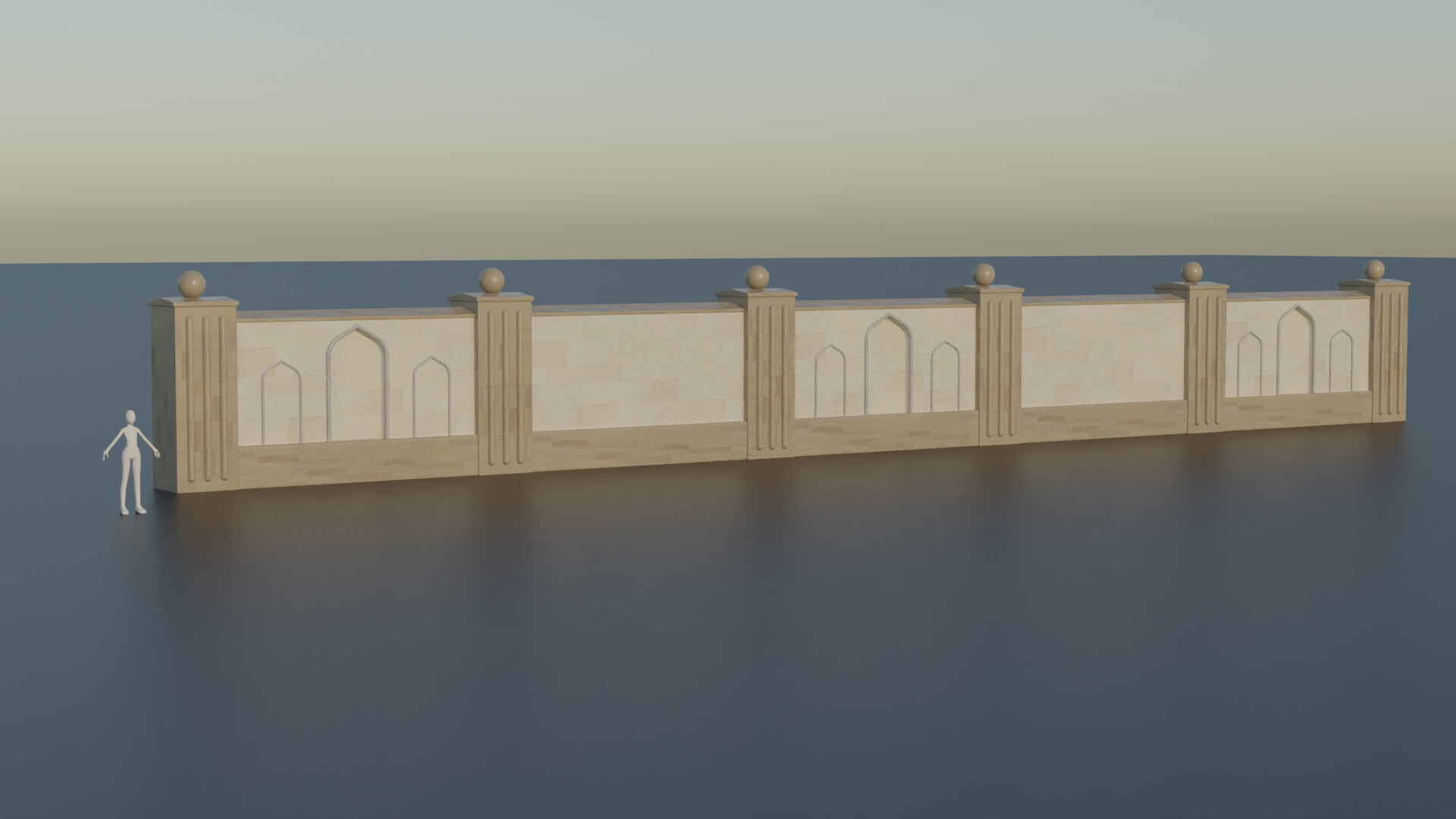 ArtStation Arabic Fence