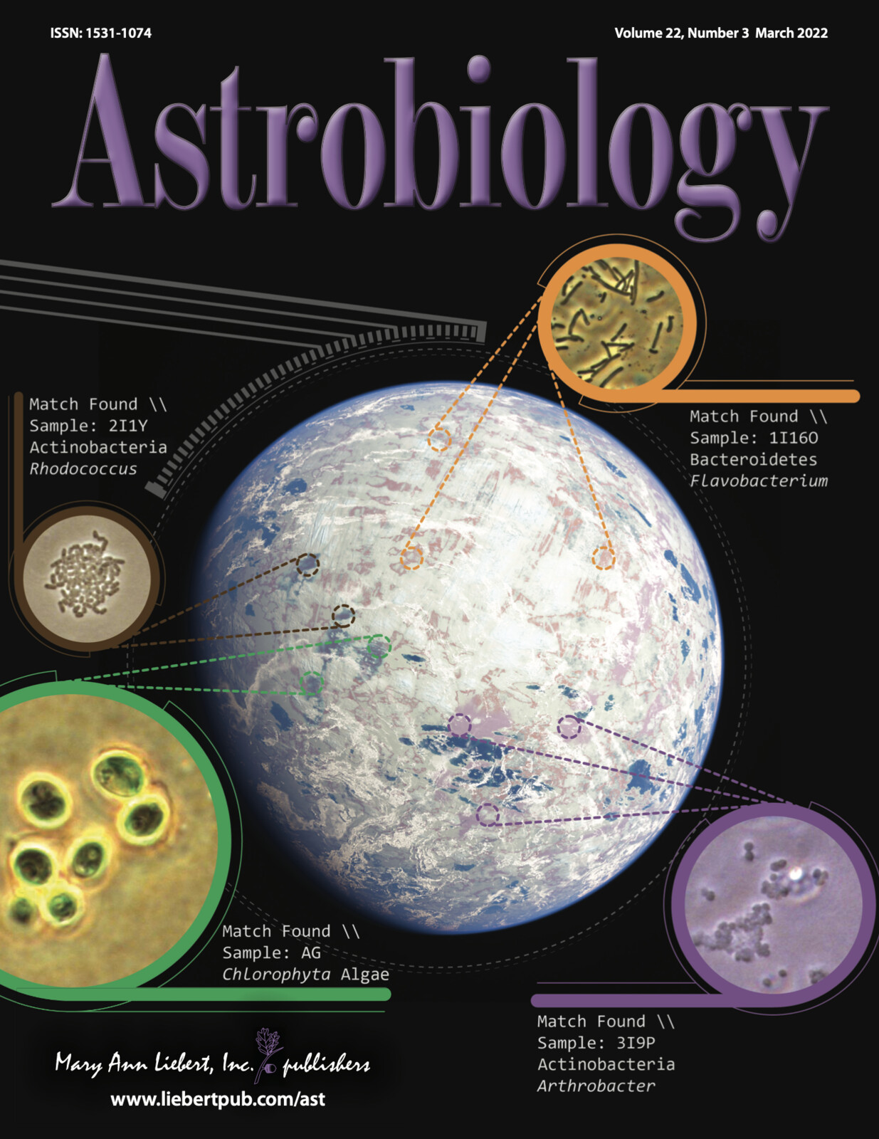 March issue of Astrobiology.
