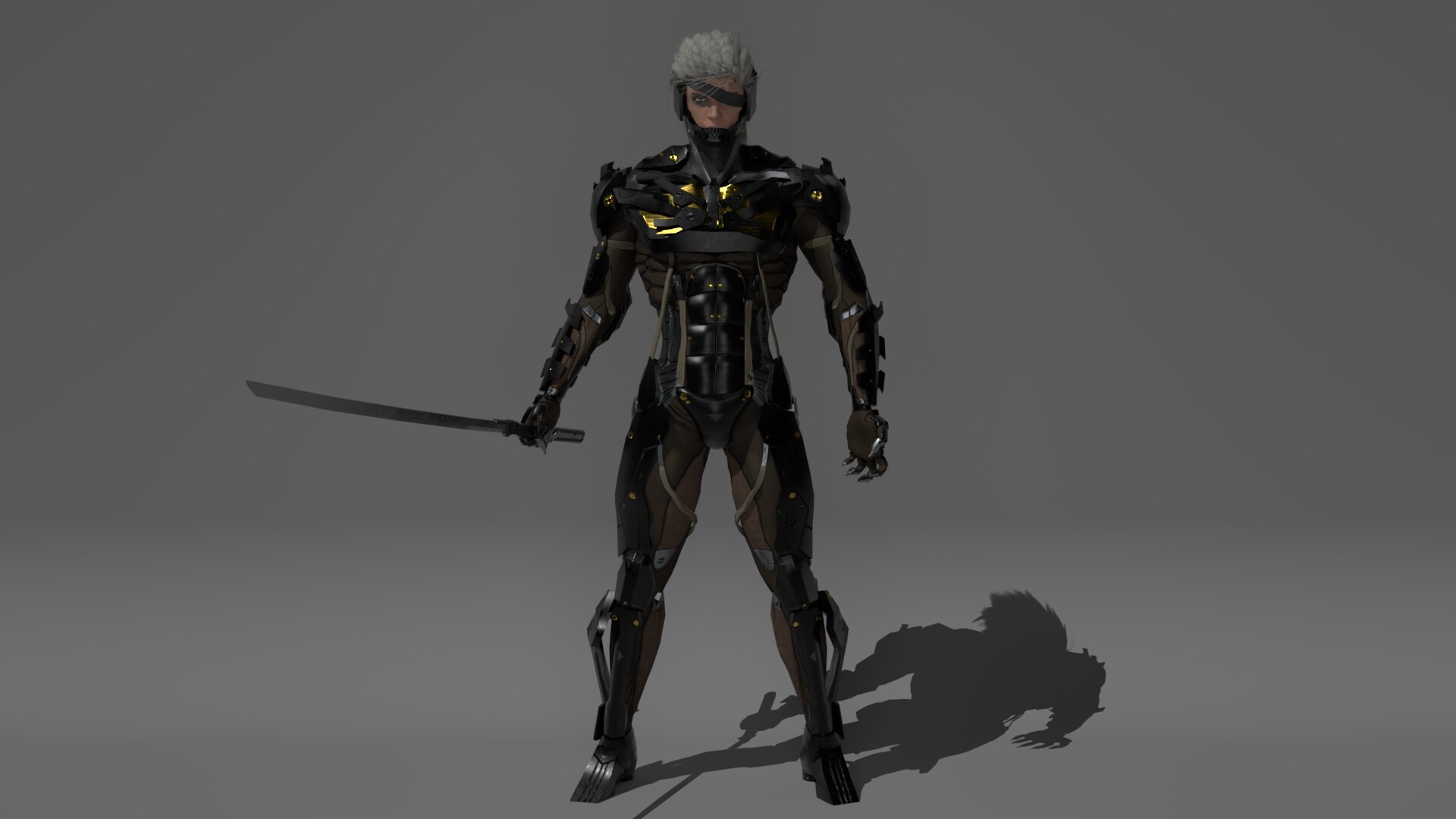 Raiden Face Revised - Characters & Art - Metal Gear Rising: Revengeance