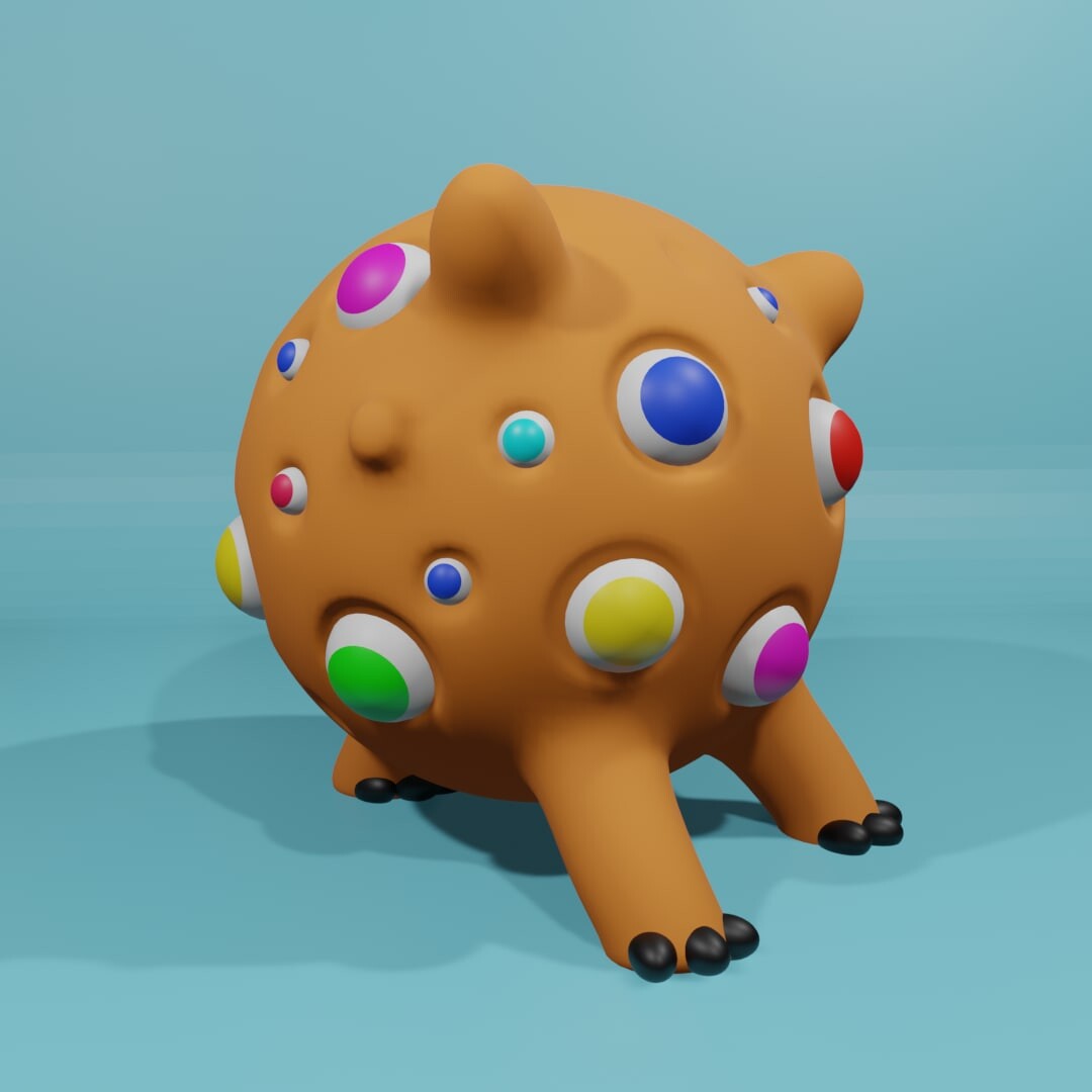 ArtStation - Roundy character Ouly