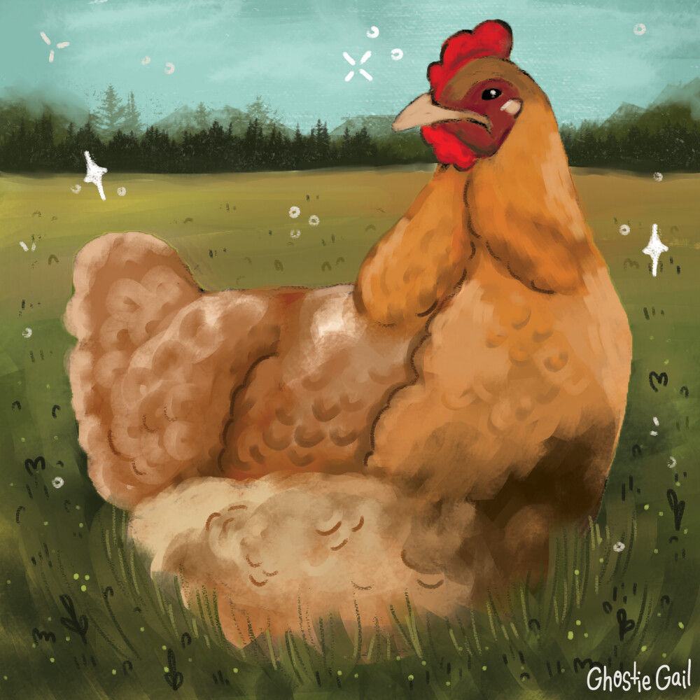ArtStation - chicken daily doodle