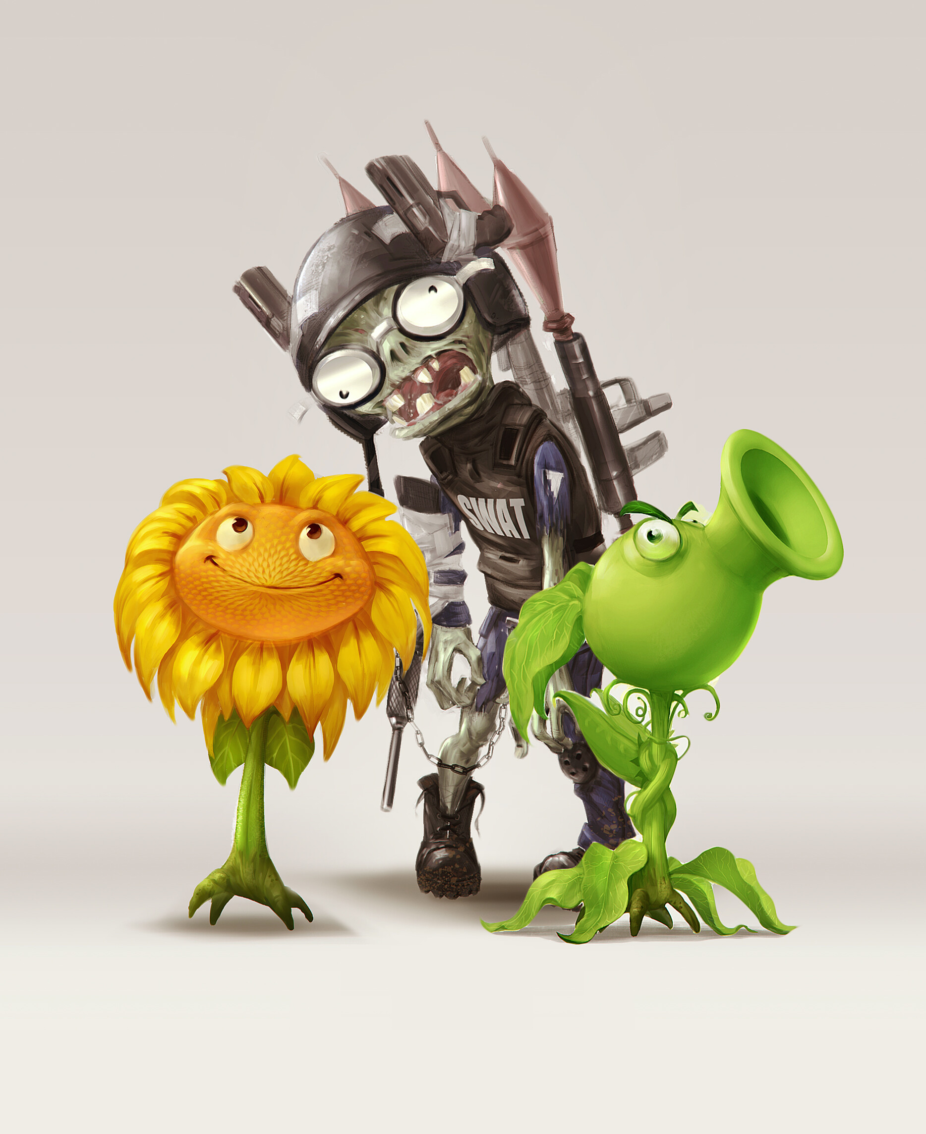 ArtStation - Zombie Plants-Vs-Zombies Fan art