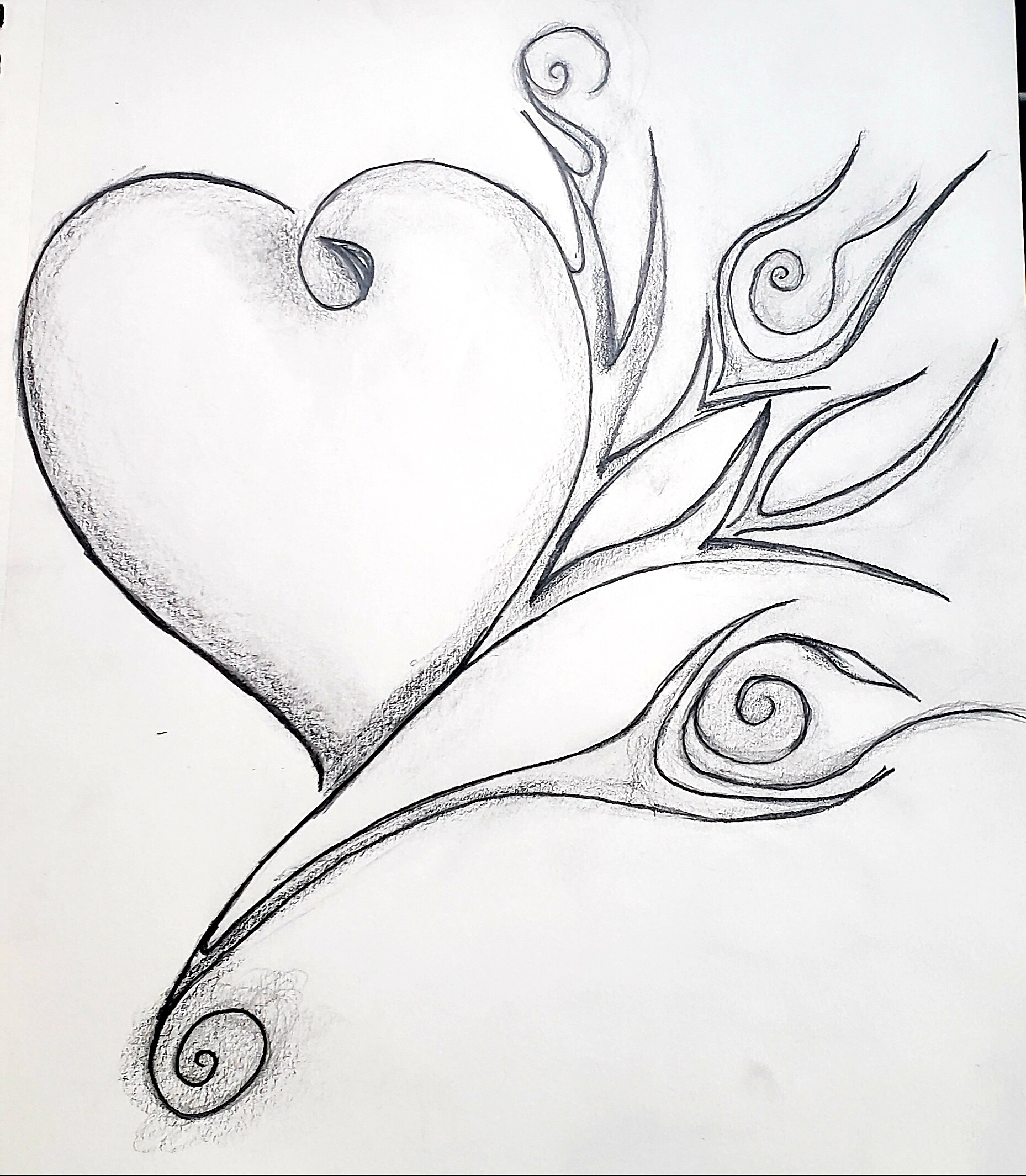 ArtStation - Blooming fiery heart