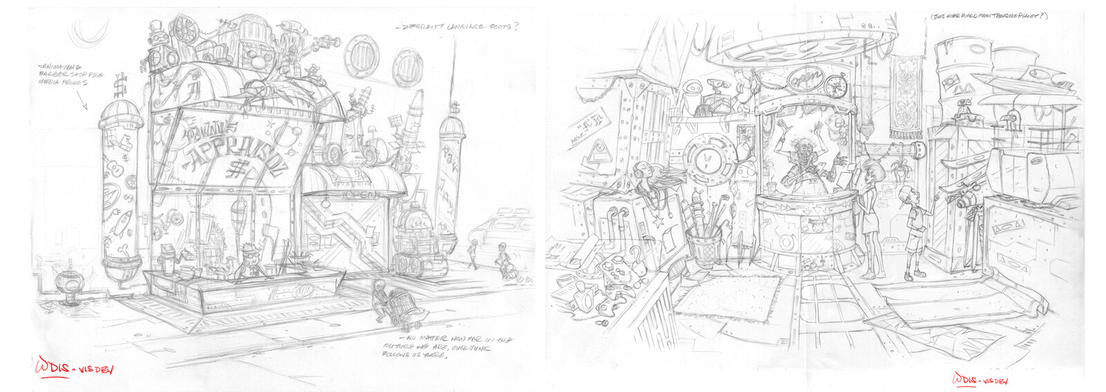Tomorrowland interactive pawnshop