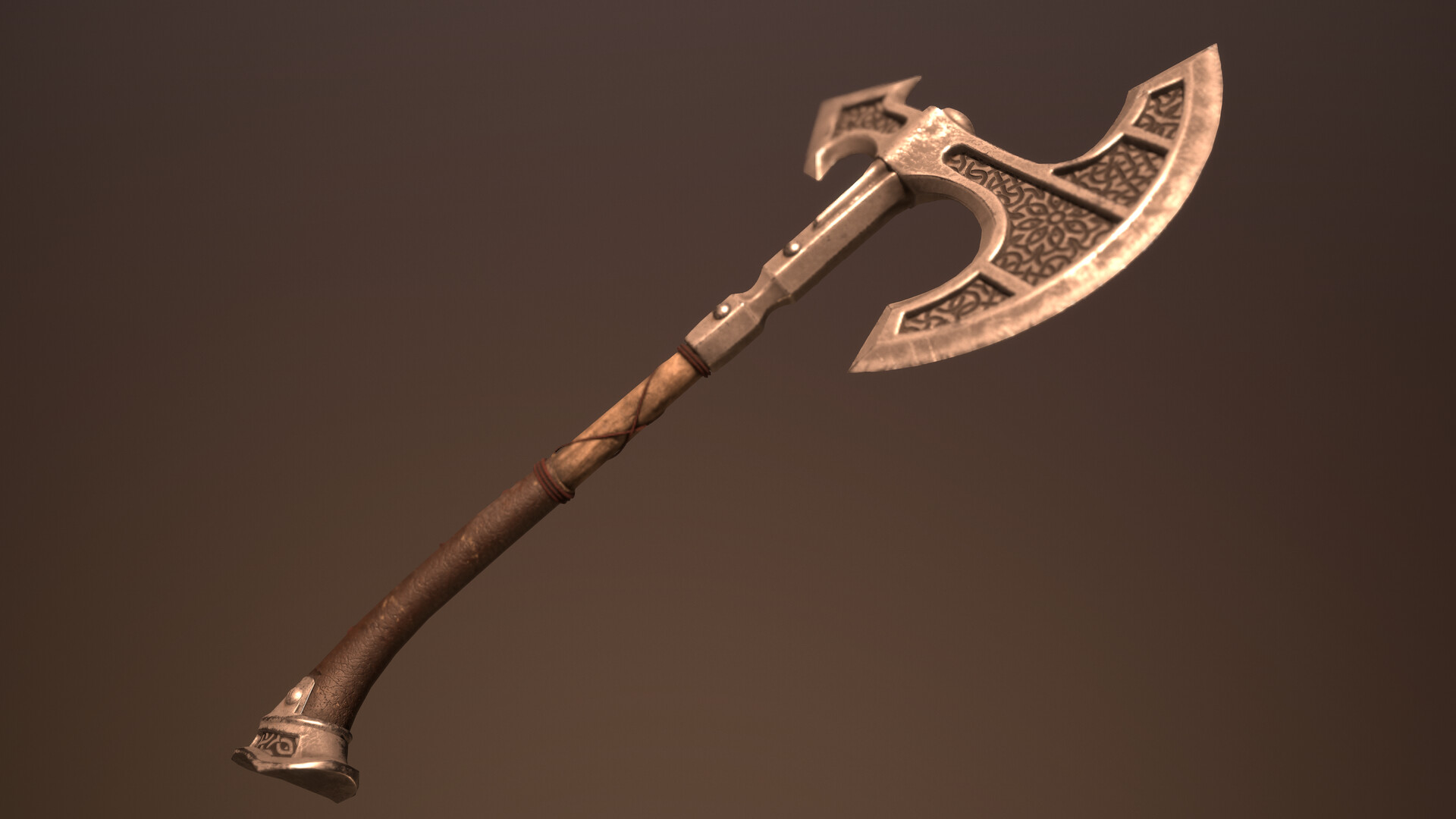 ArtStation Skyrim Steel Axe Recreation