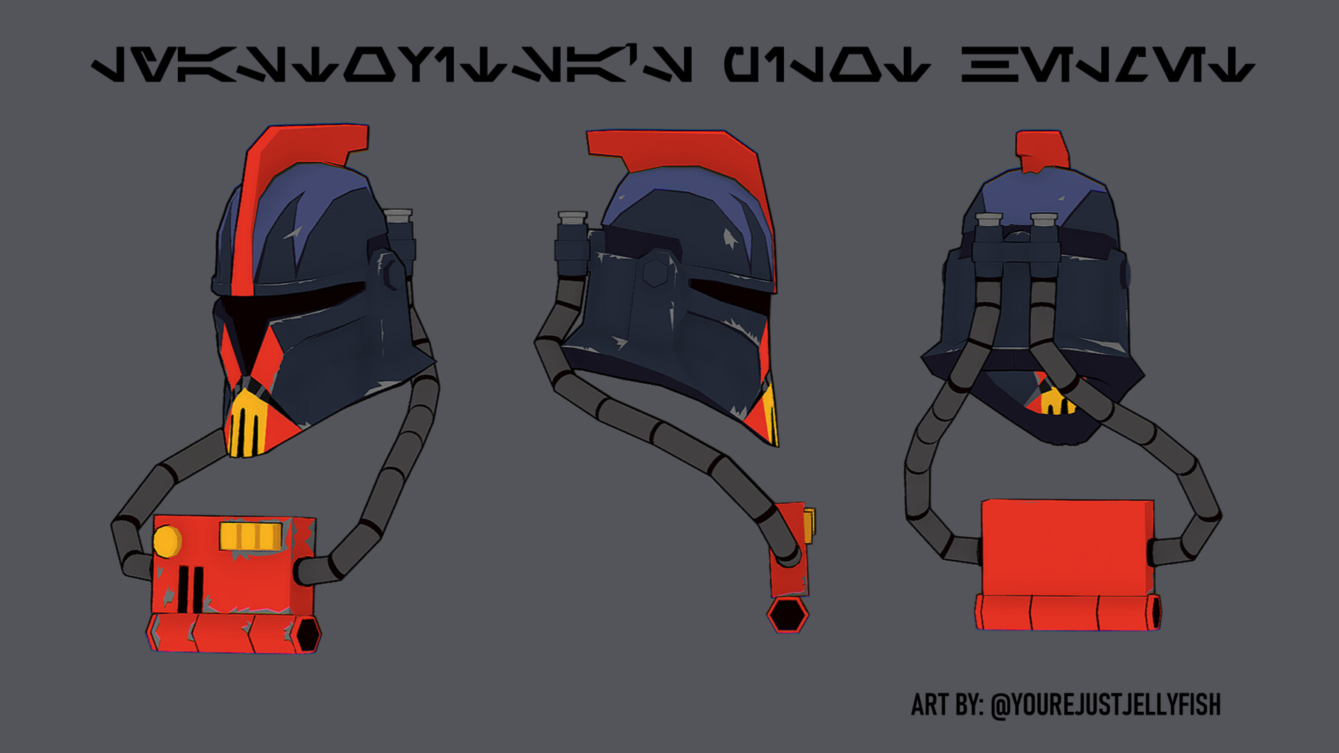 Lyastovitsa CloneTrooper Pilot Helmet 3D model by
