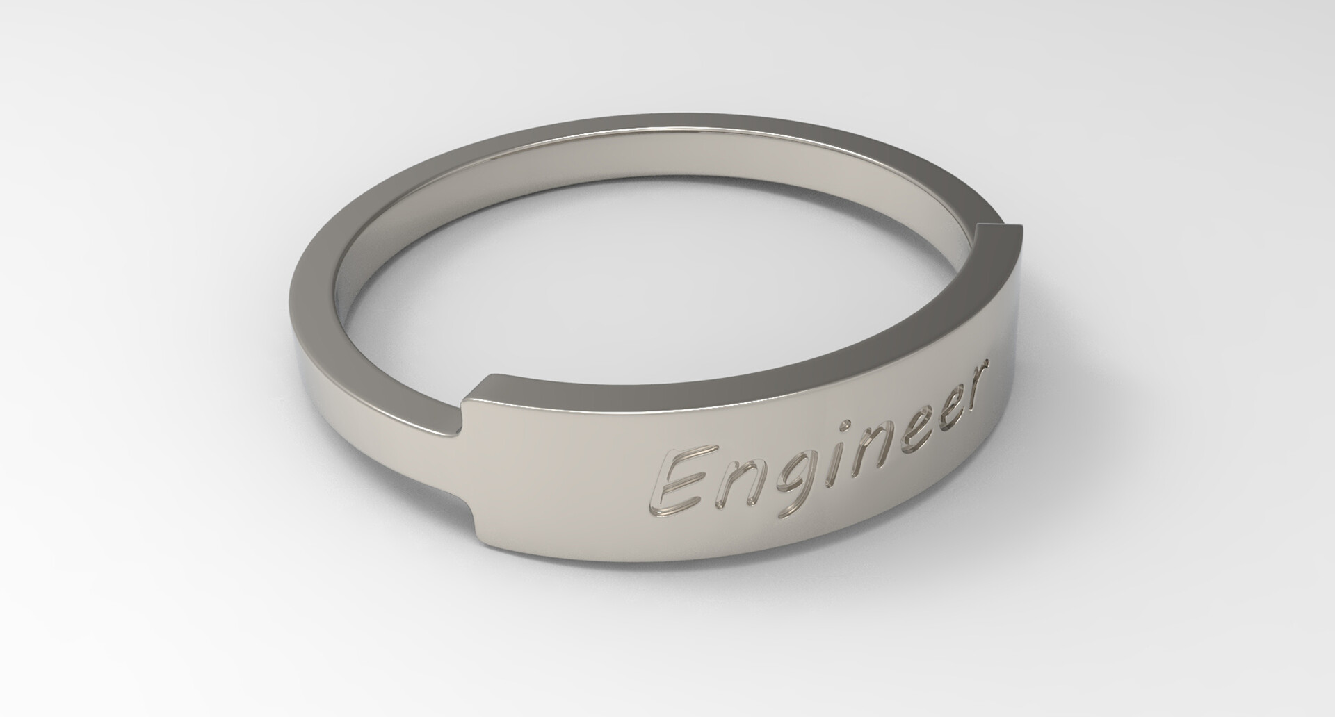 ArtStation Engineer Ring Female Platinum