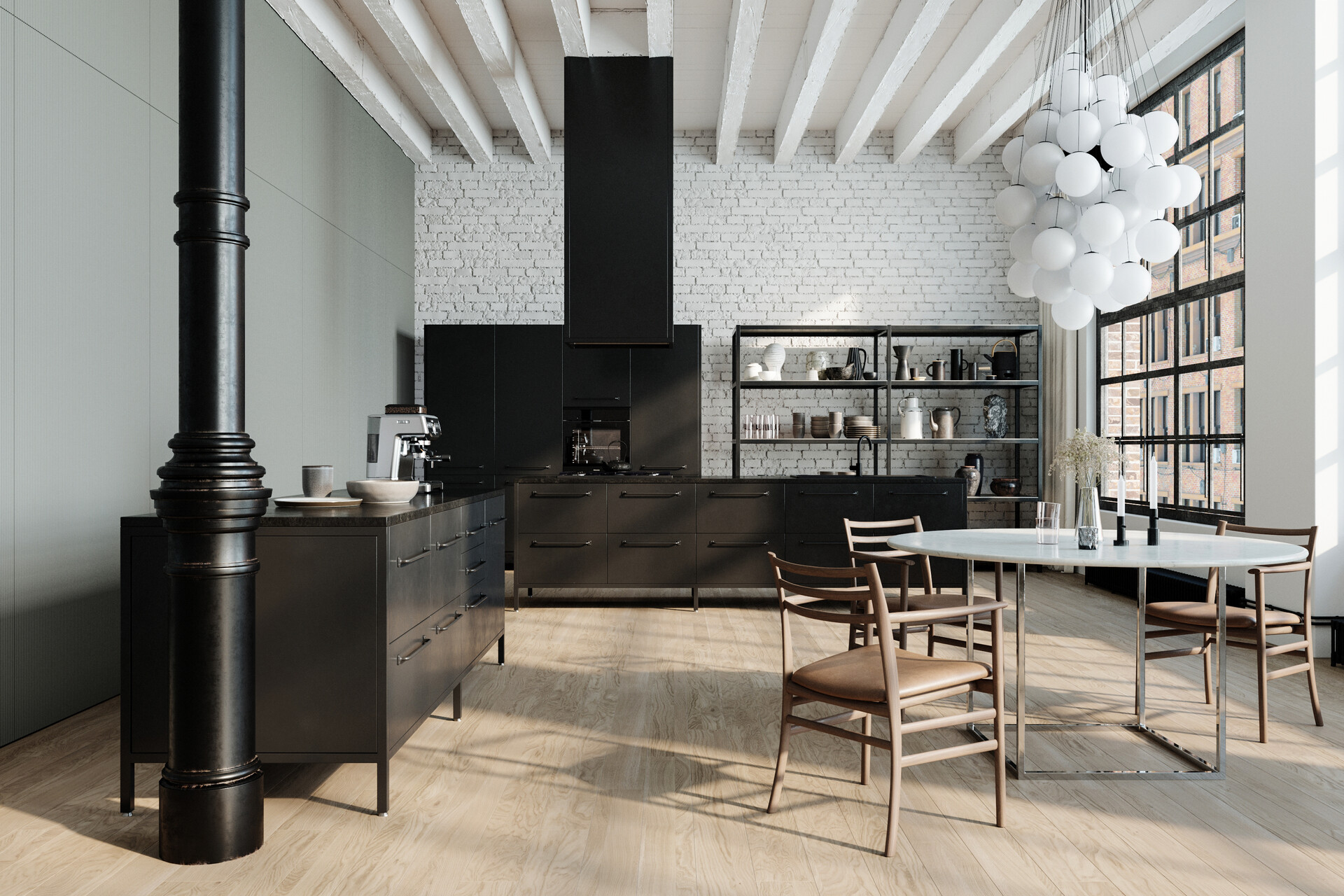 ArtStation - New York kitchen