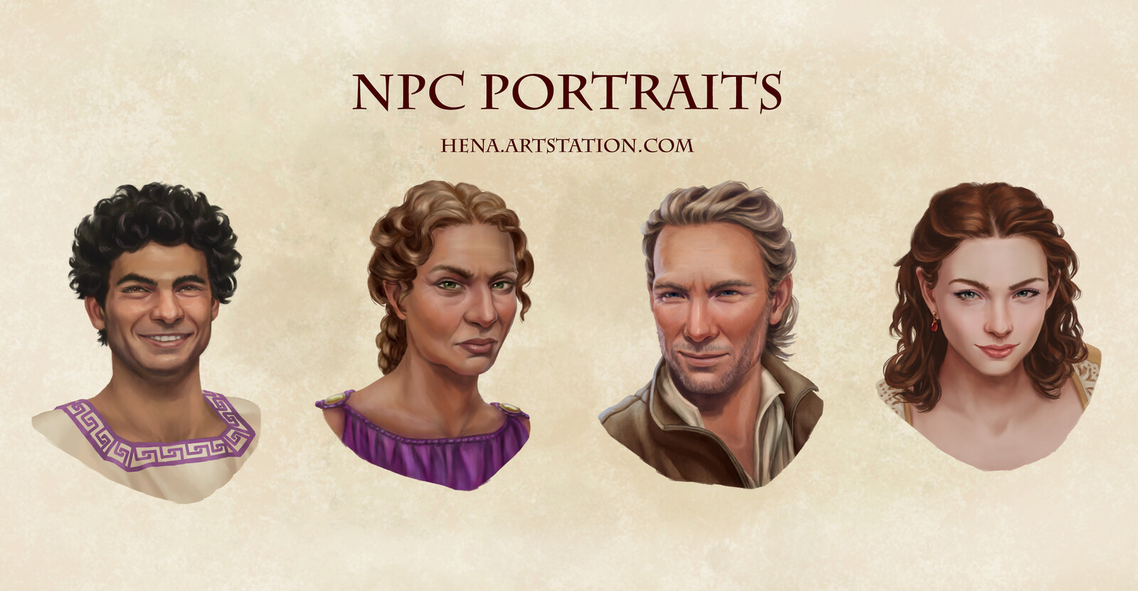 DSA: NPC Portraits Sonnenkueste