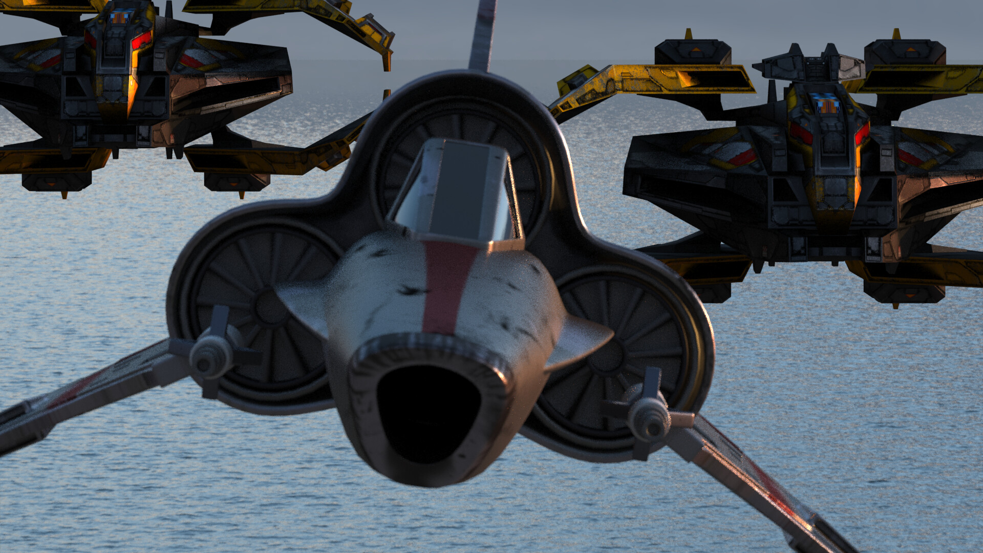 ArtStation - Spaceships Fight (2018)