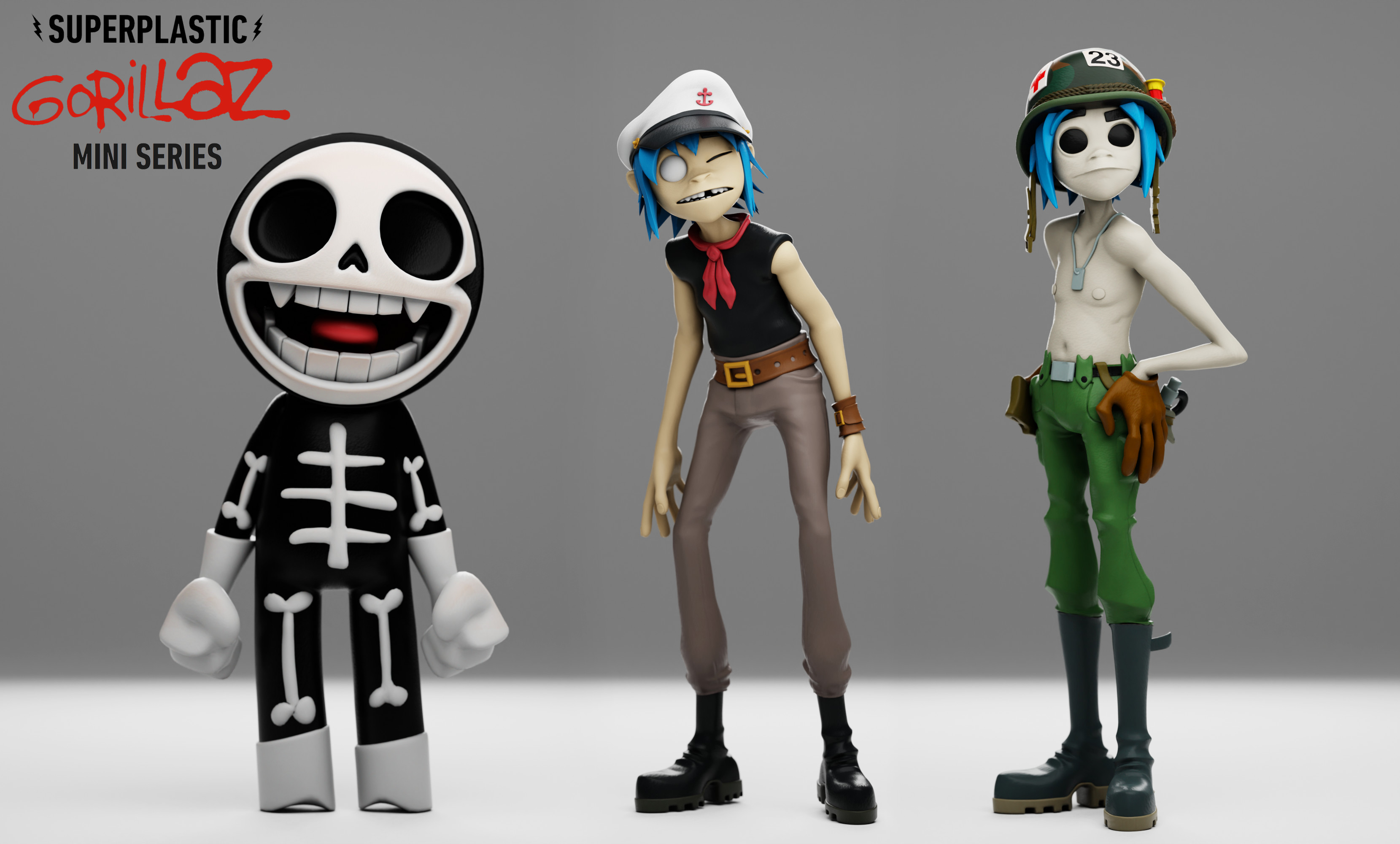 ArtStation - Gorillaz Mini Series