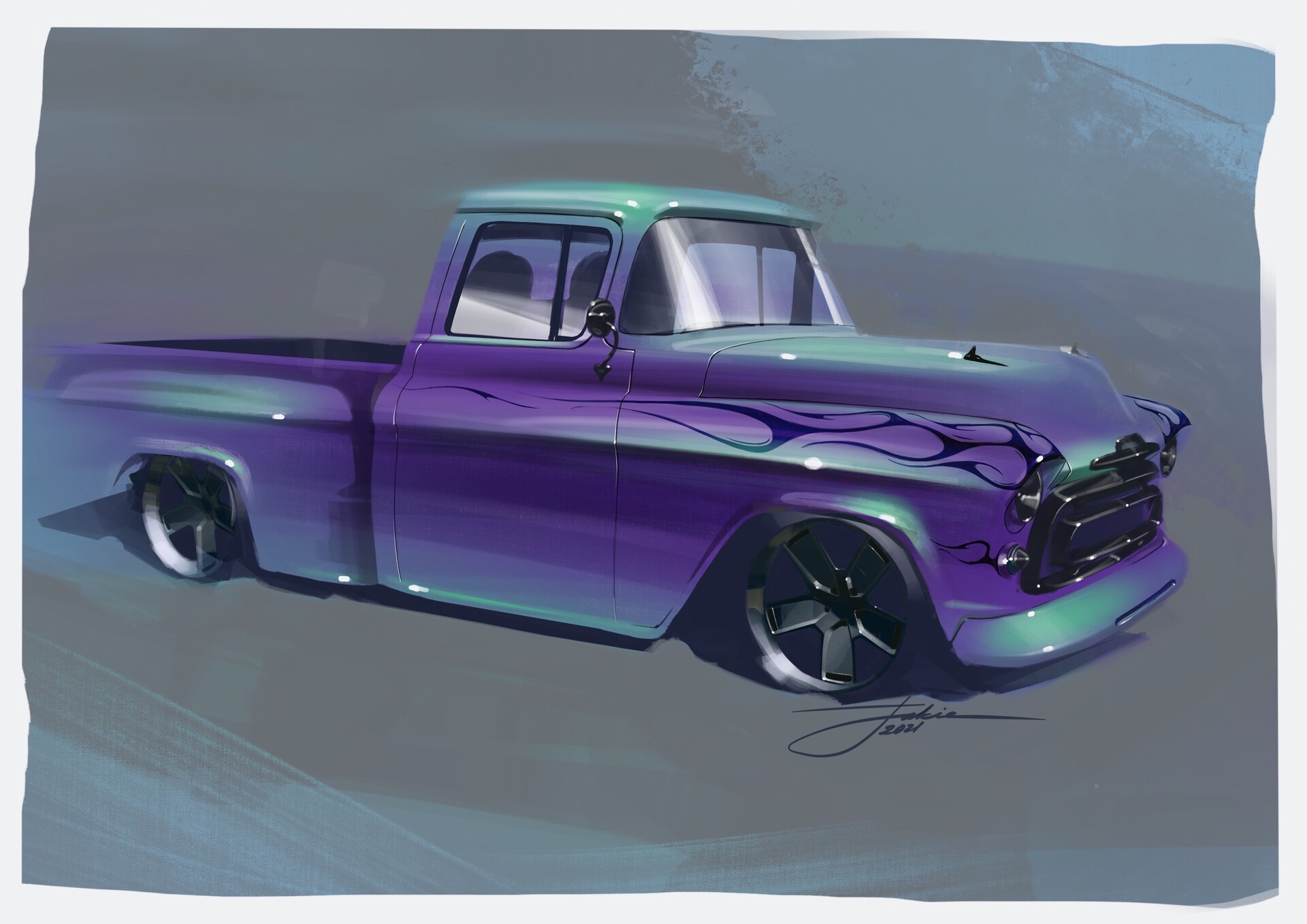 ArtStation - Chevy 3100