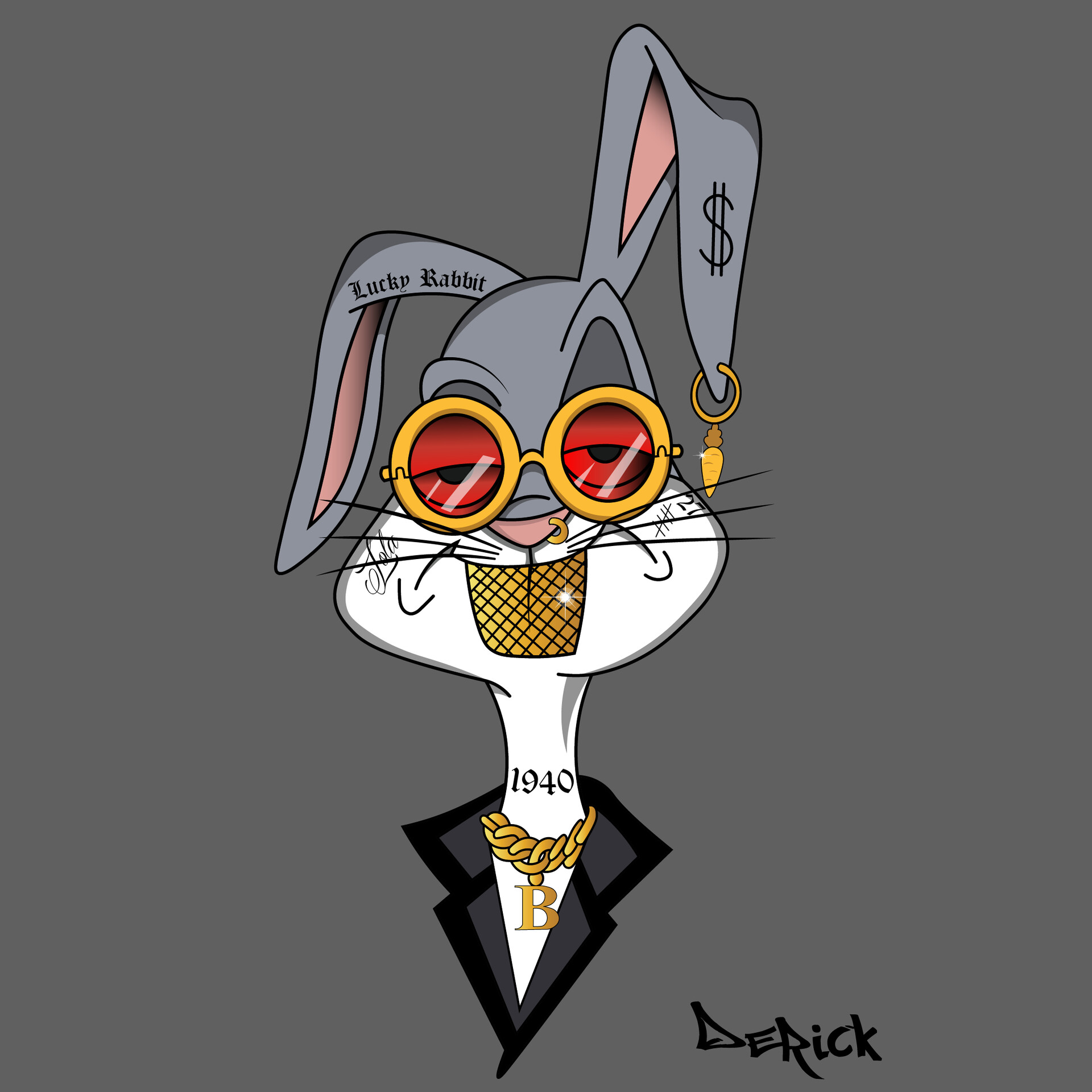 gangster bugs bunny wallpaper