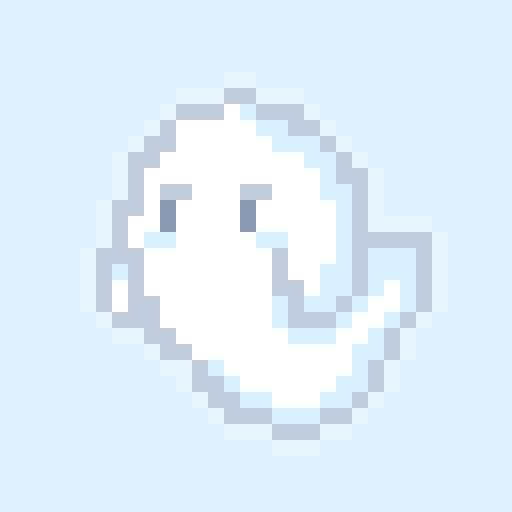 Ghost Pixel art GIF , cute pixel transparent background PNG clipart