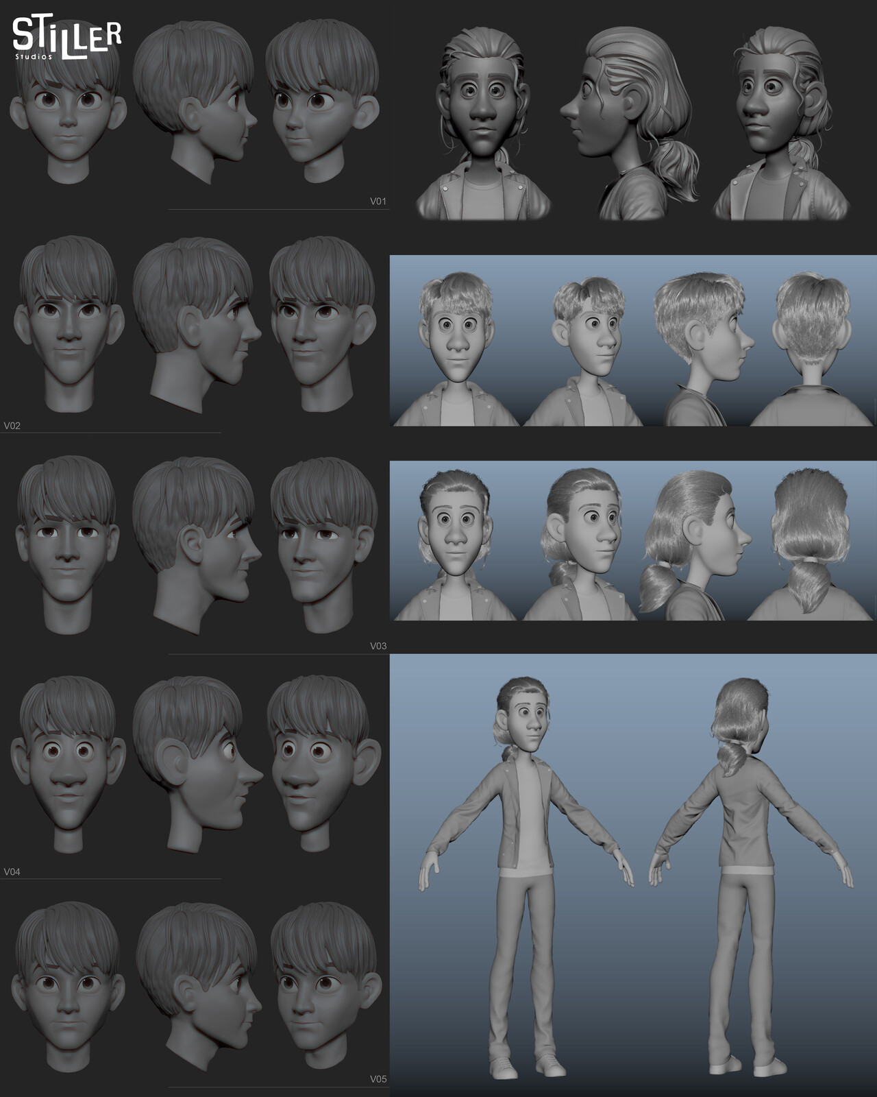 Sculpt and Hair