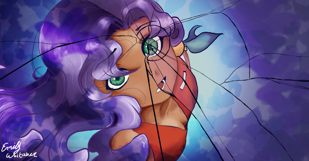 Himemiya Anthy from Revolutionary Girl Utena (1997), in the Style of Undead Alice (2020) by DECO*27 with art by Hachisan.