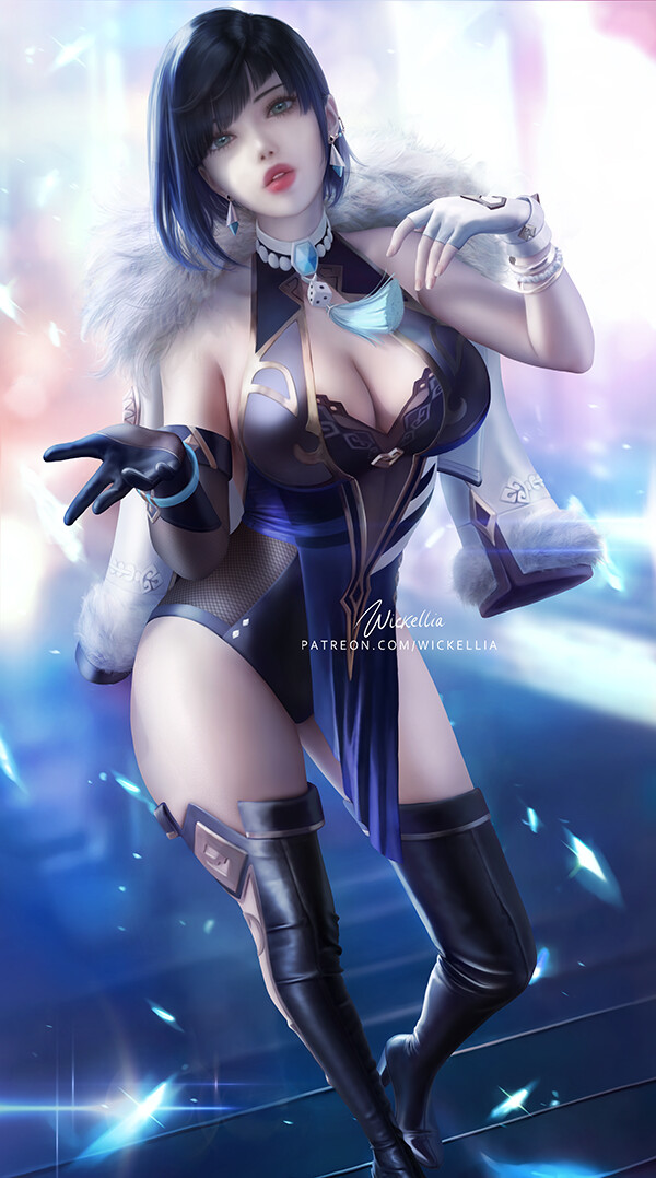 Artstation Yelan Genshin Impact