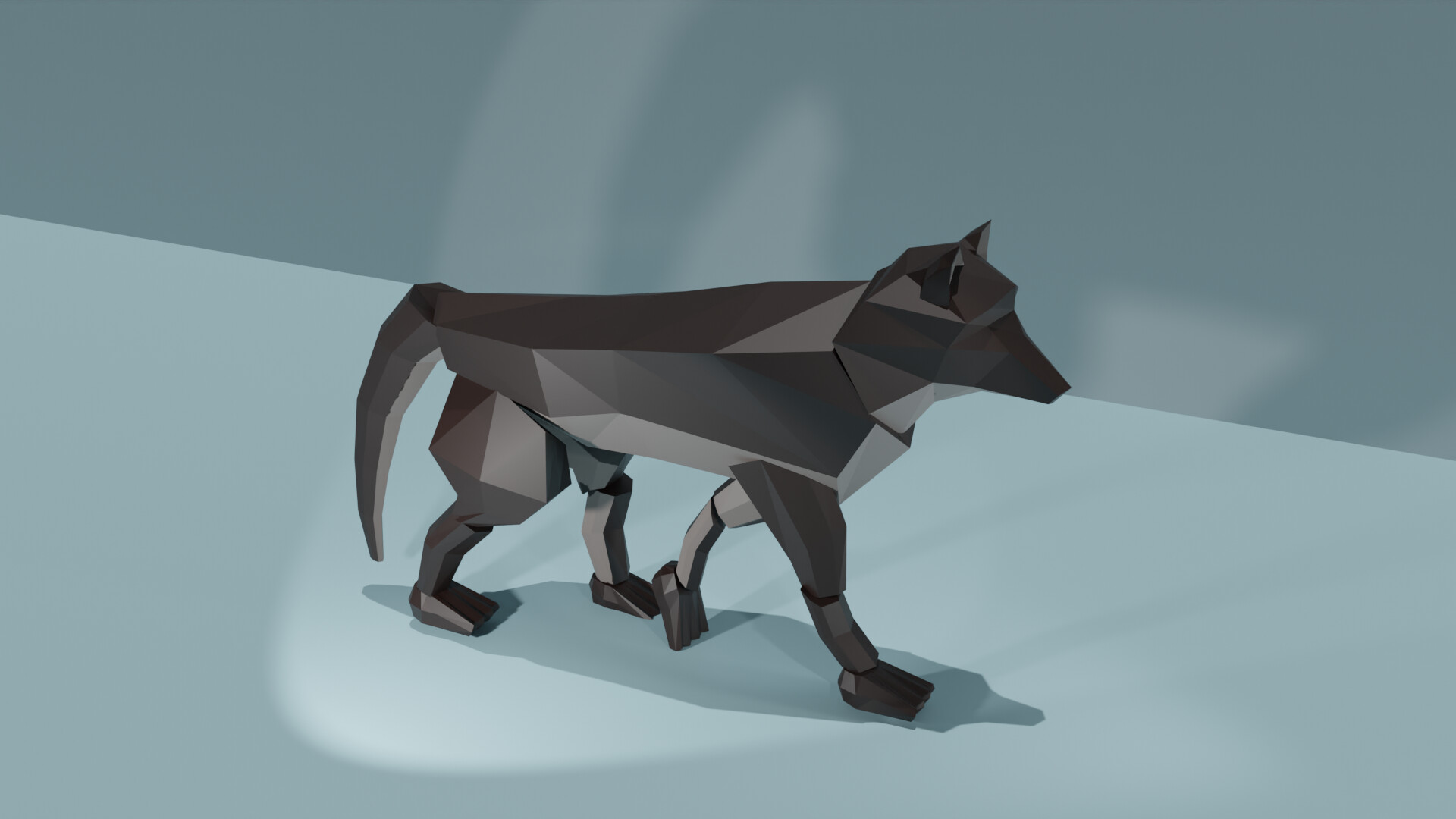 ArtStation - Low Poly Wolf