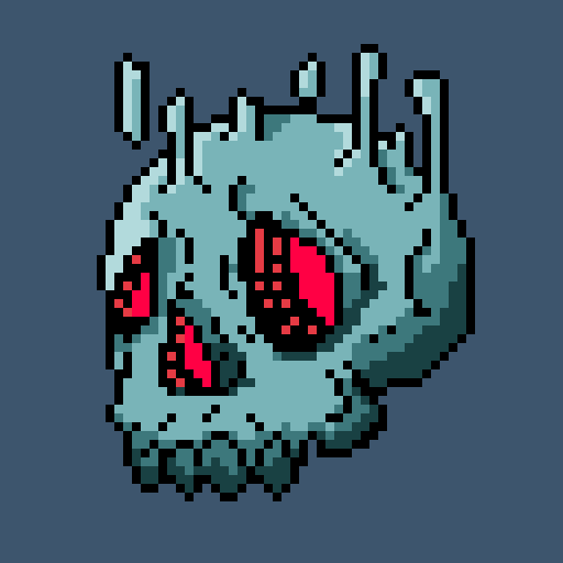 ArtStation - Melted Skull