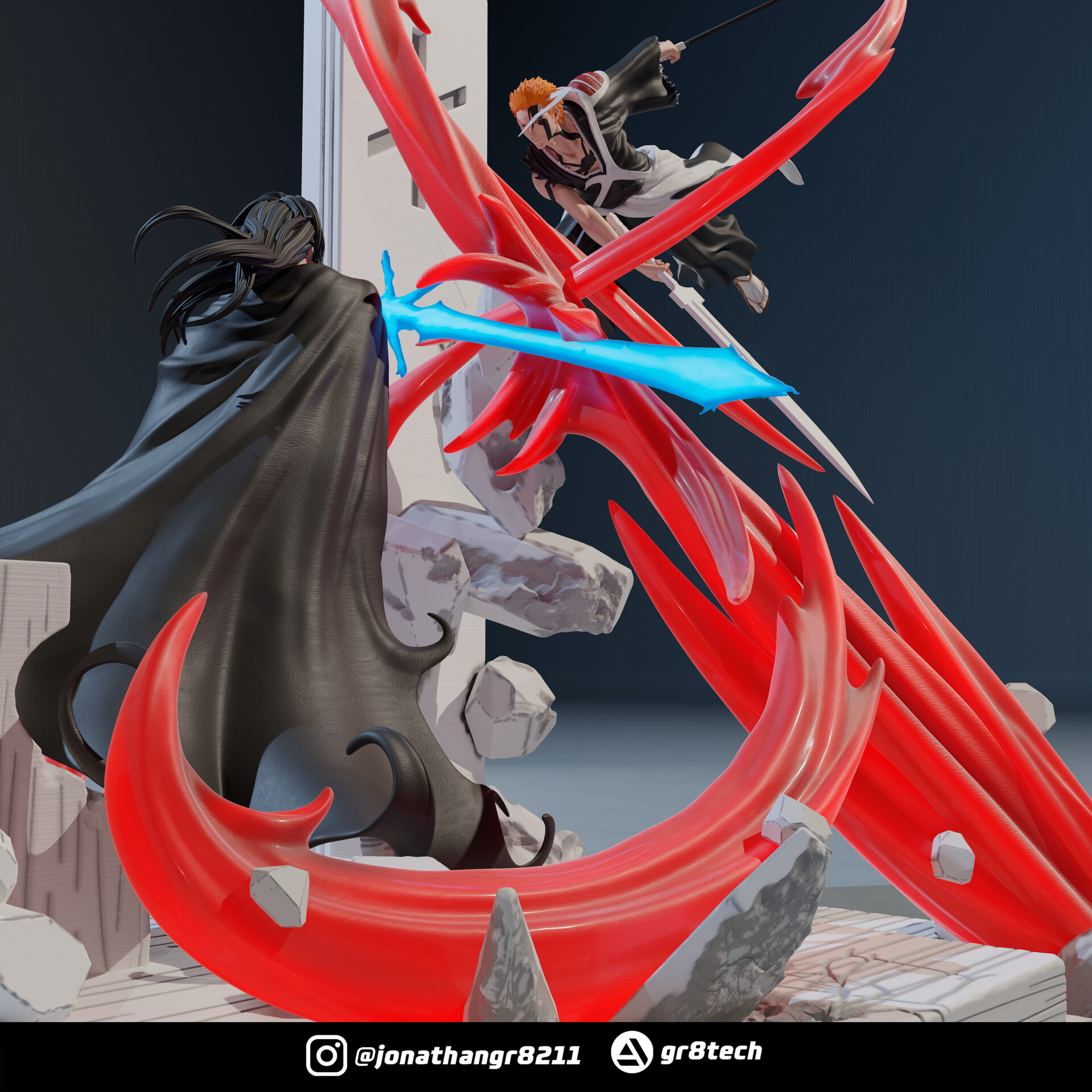ArtStation Ichigo vs Yhwach Bleach