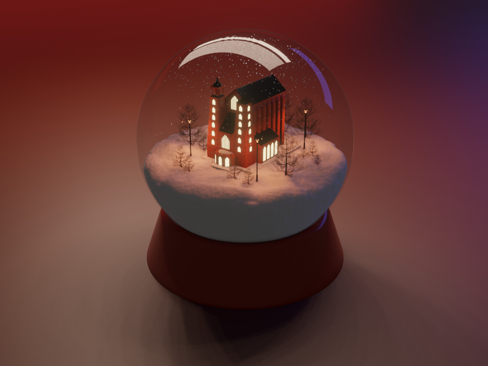 ArtStation - Christmas snowball