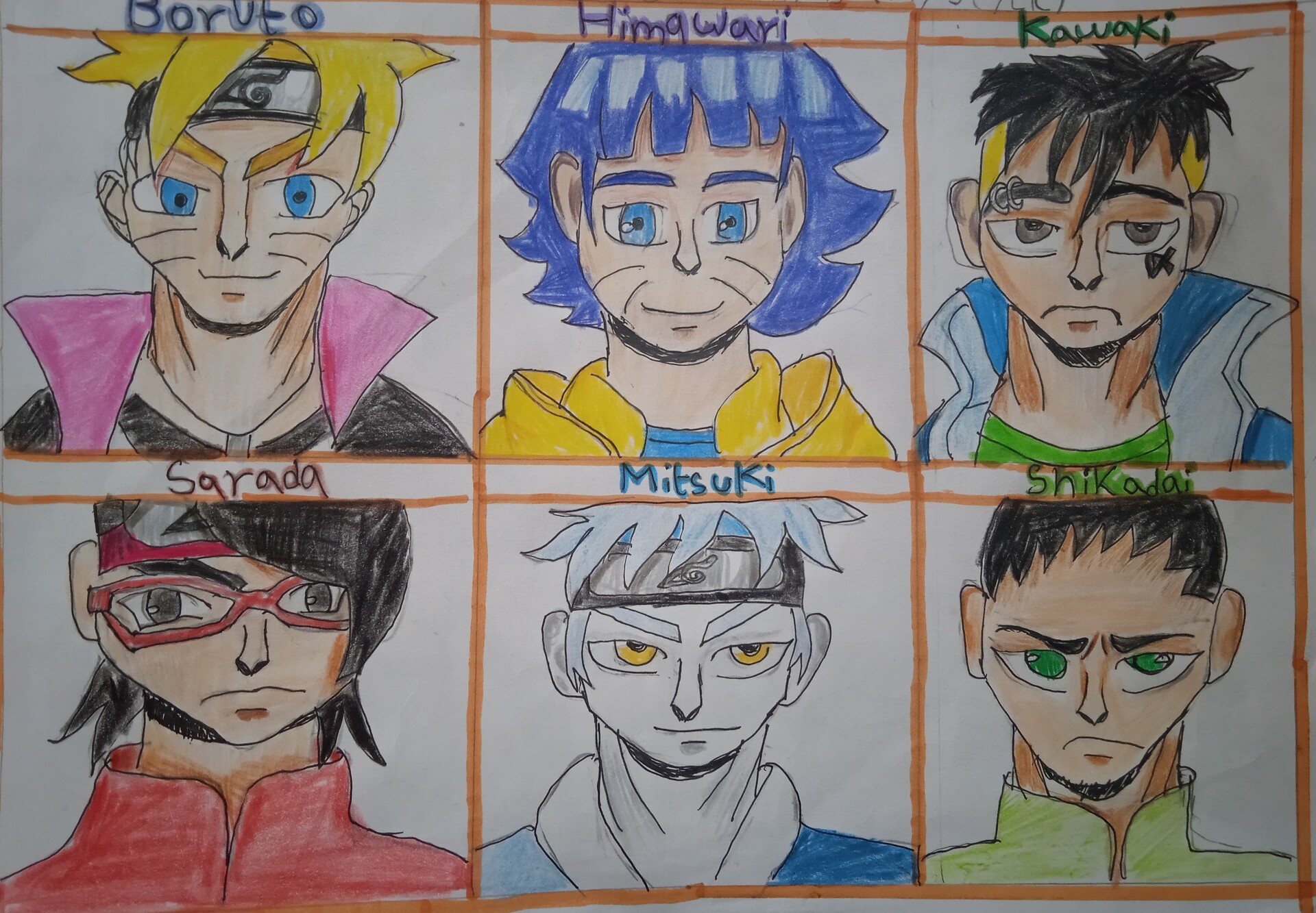 Drawing Boruto Naruto Next Generations - Desenhando Boruto 