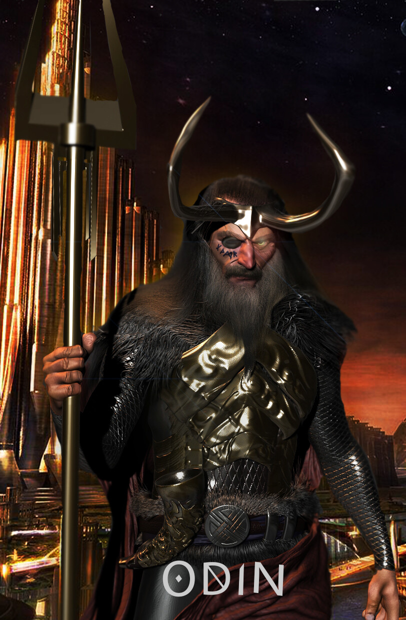 God of War Ragnarok Fan Art Imagines What Odin Might Look Like in