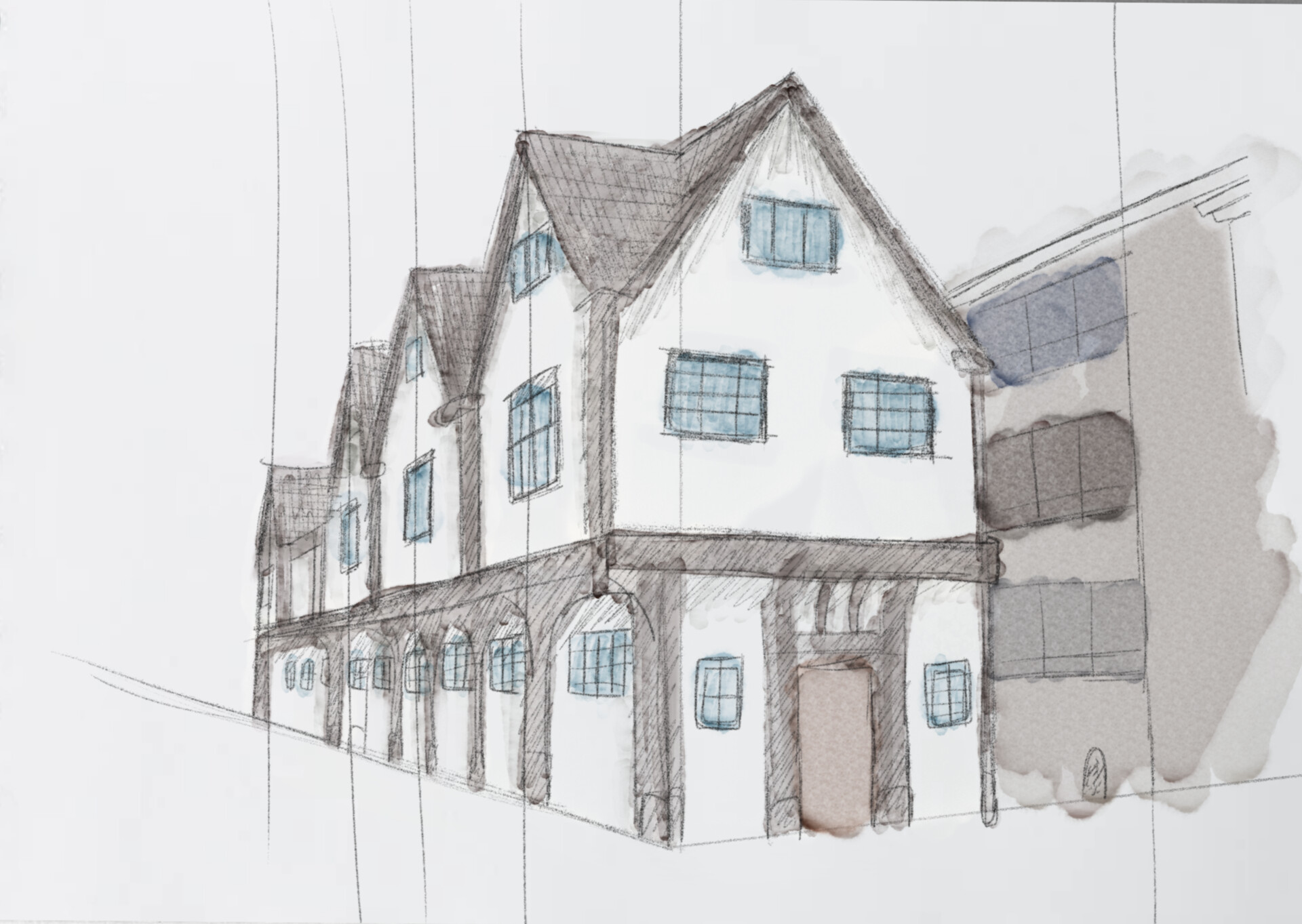 Robin TateDavison 2022 two point watercolour