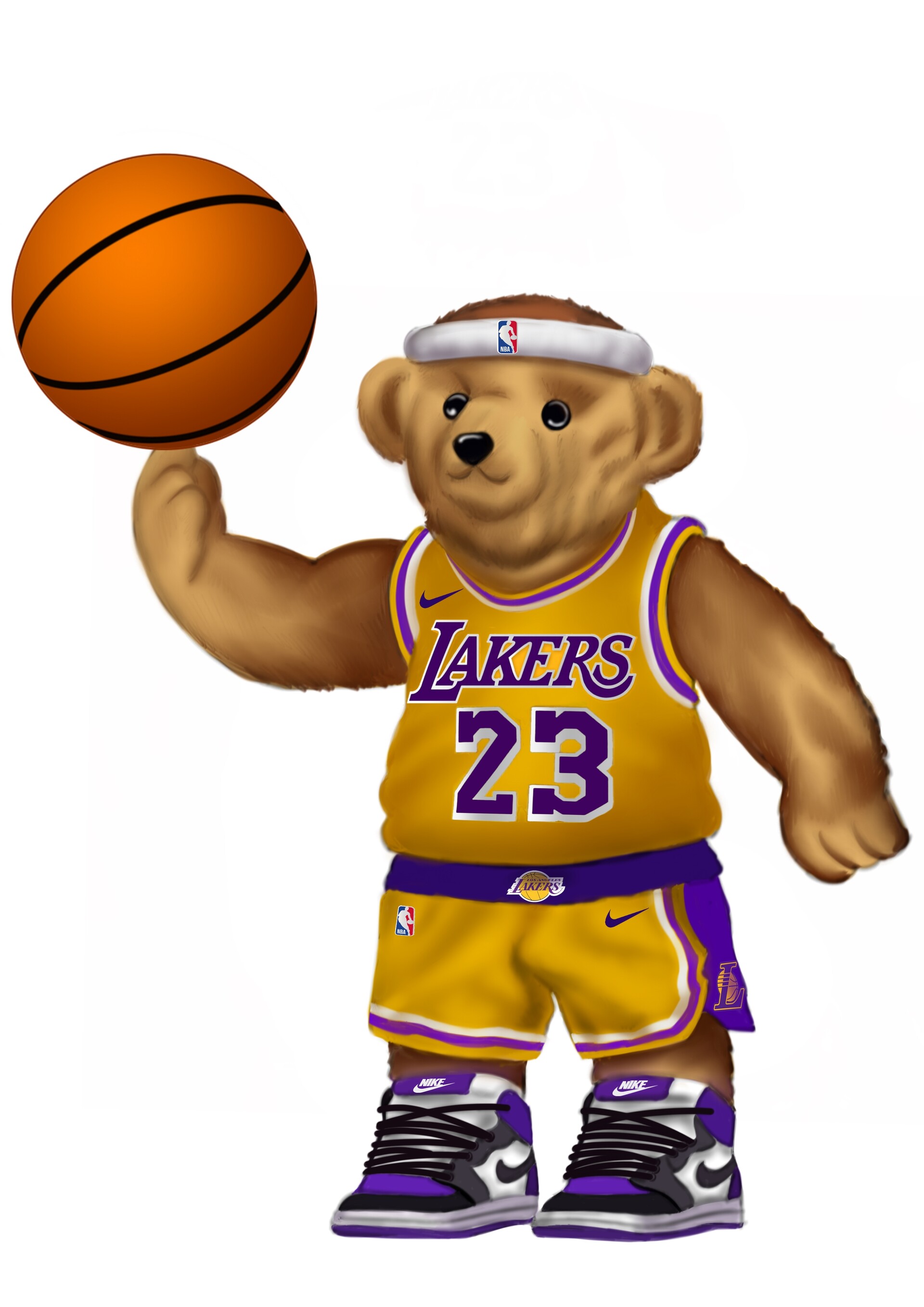 470 Los Angeles Lakers Mascot Stock Photos, High-Res Pictures, and