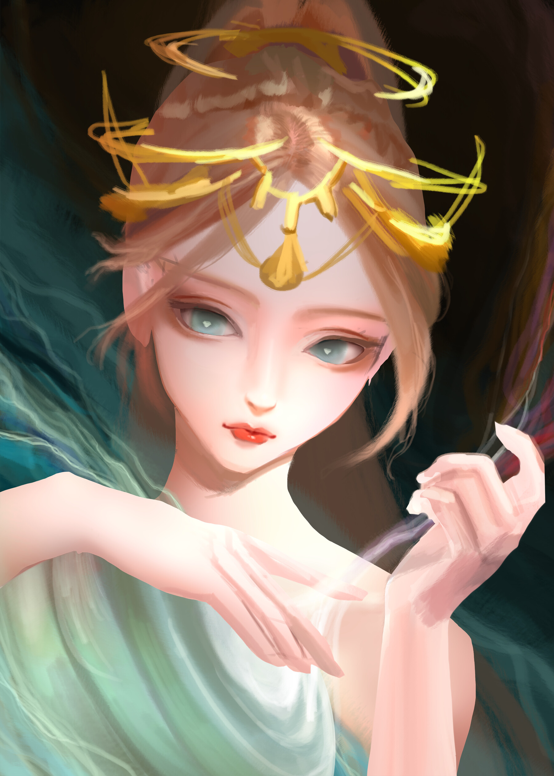 IrisTenshi - Iris ten Brink - Iris - The Greek goddess of the rainbow, image size:1800x2520