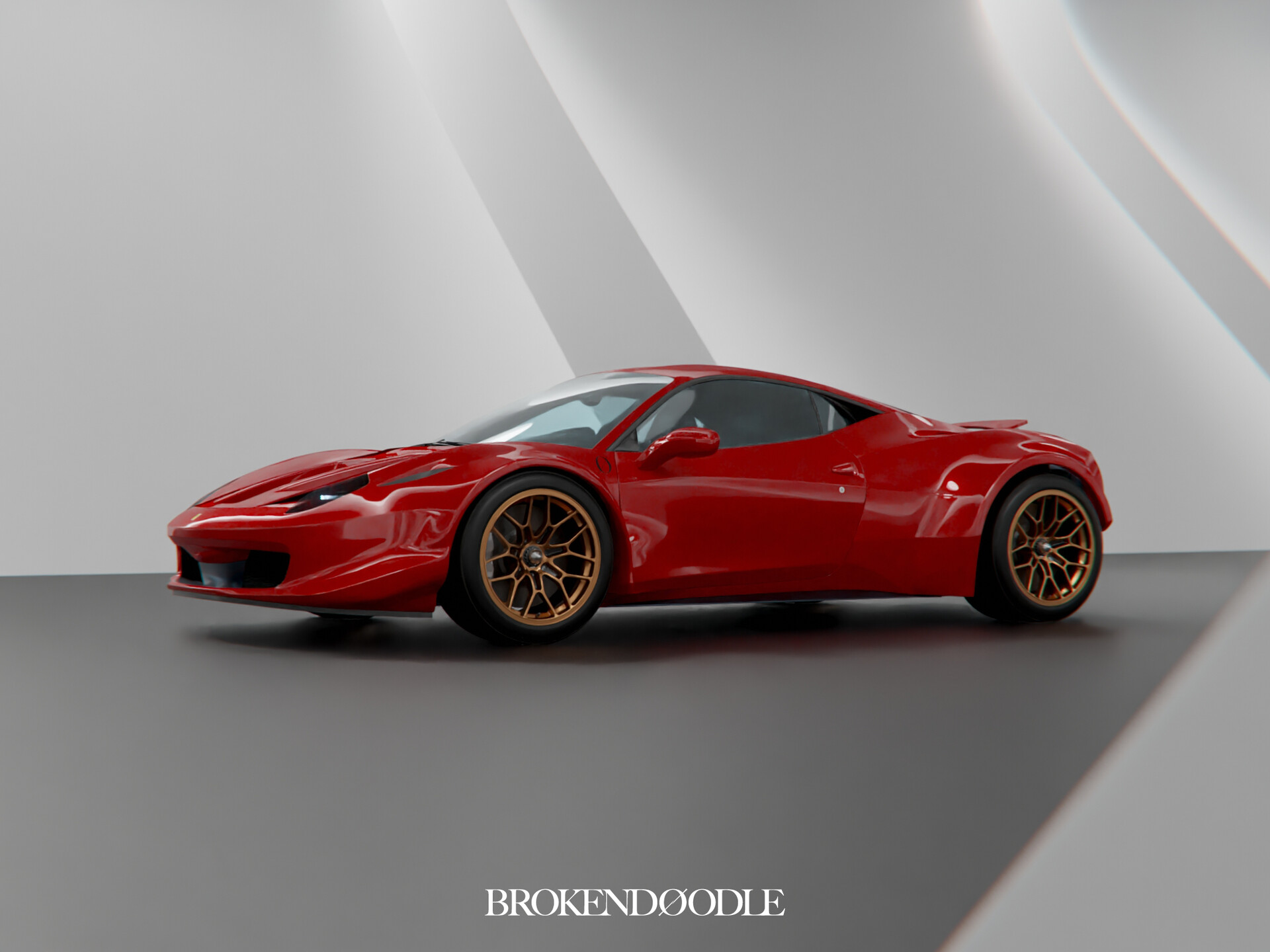 ArtStation - Ferrari 458 GTO - Spec Set