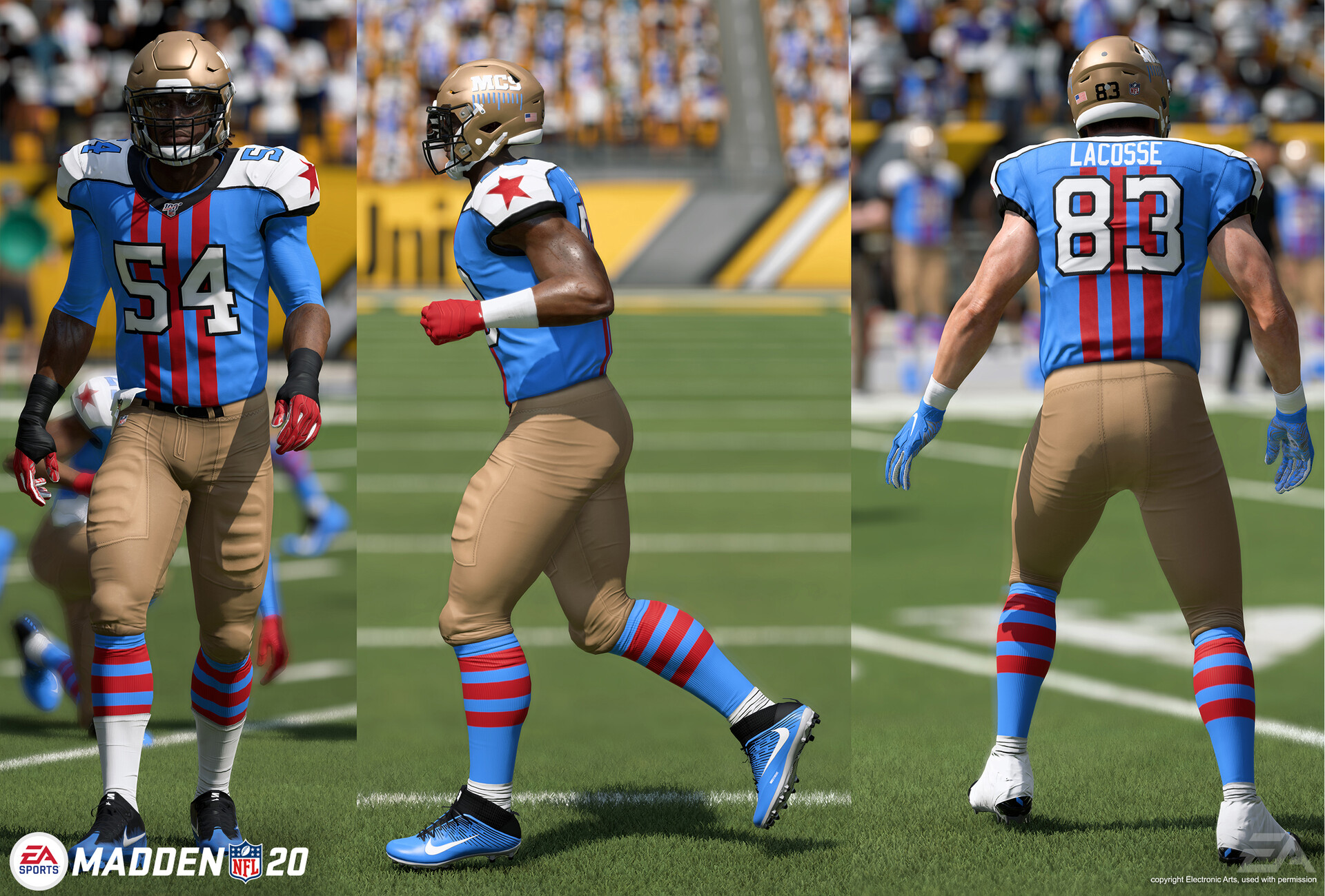 ArtStation Madden 20 Superstar KO Uniforms