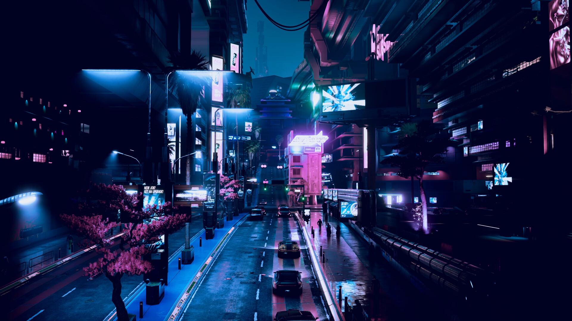 ArtStation - Cyberpunk 2077 - City Scenes - 06 - Cyberpunk, là nơi lý tưởng để tìm kiếm những bức ảnh đầy lôi cuốn về thành phố trong tương lai. Hãy đắm mình trong không khí rực rỡ và mơ mộng của thế giới Cyberpunk!