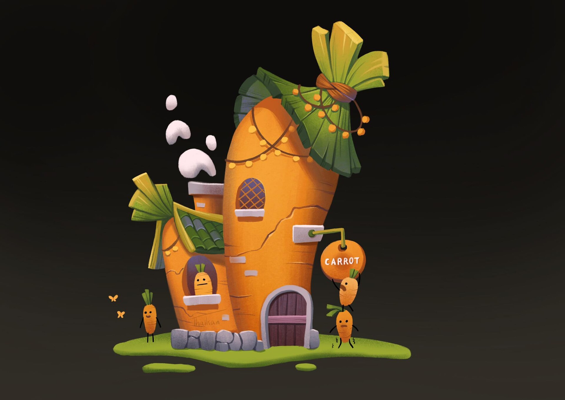 ArtStation Root House "Carrot"