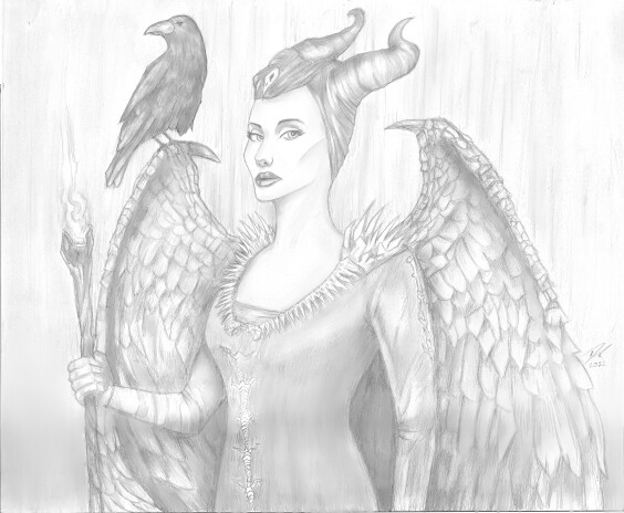 Animation Collection: Maleficent & Diablo Drawing from 