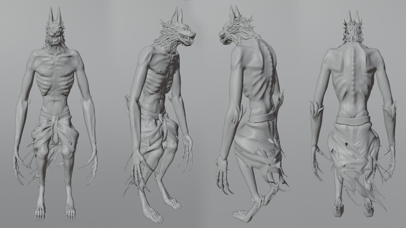 Viewport views - front, 3/4 and back