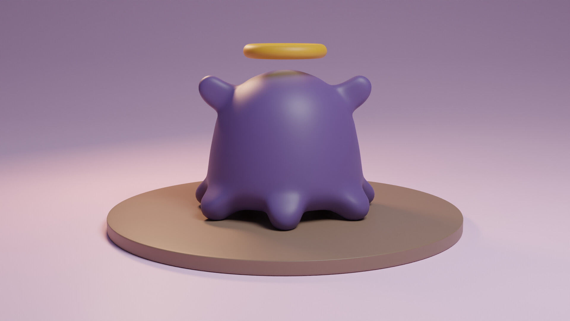 Ditto-Pokemon ghost 3D model 3D printable