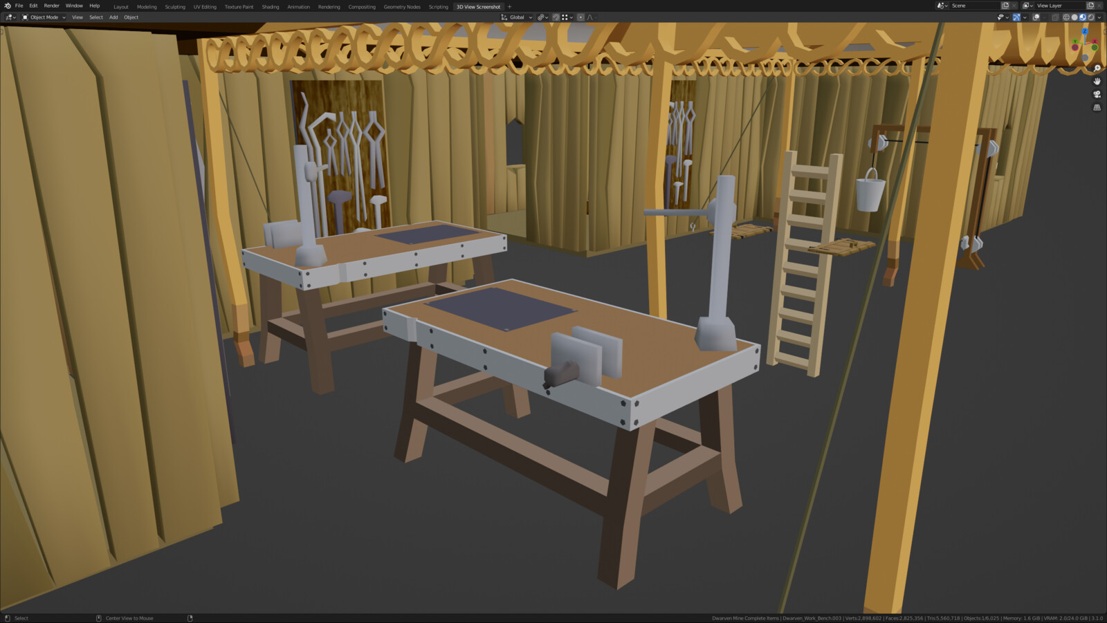 Dwarven Mine Work Bench