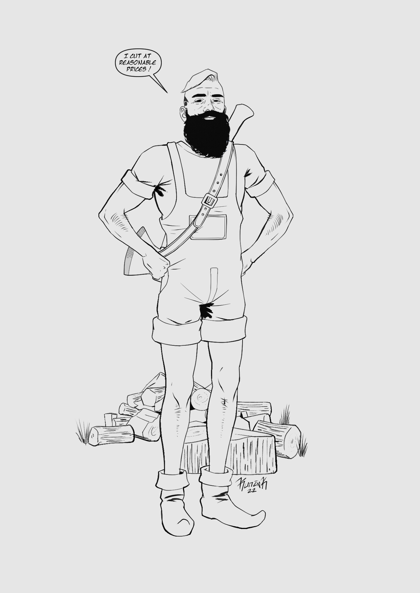 ArtStation Lumberjack