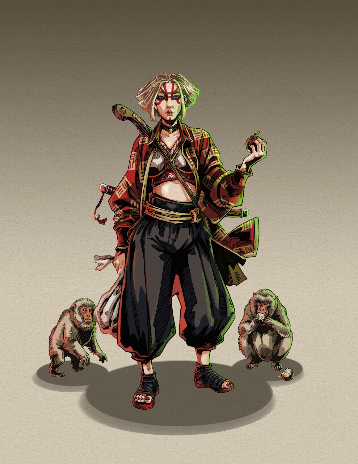 ArtStation - Kabuki Girl