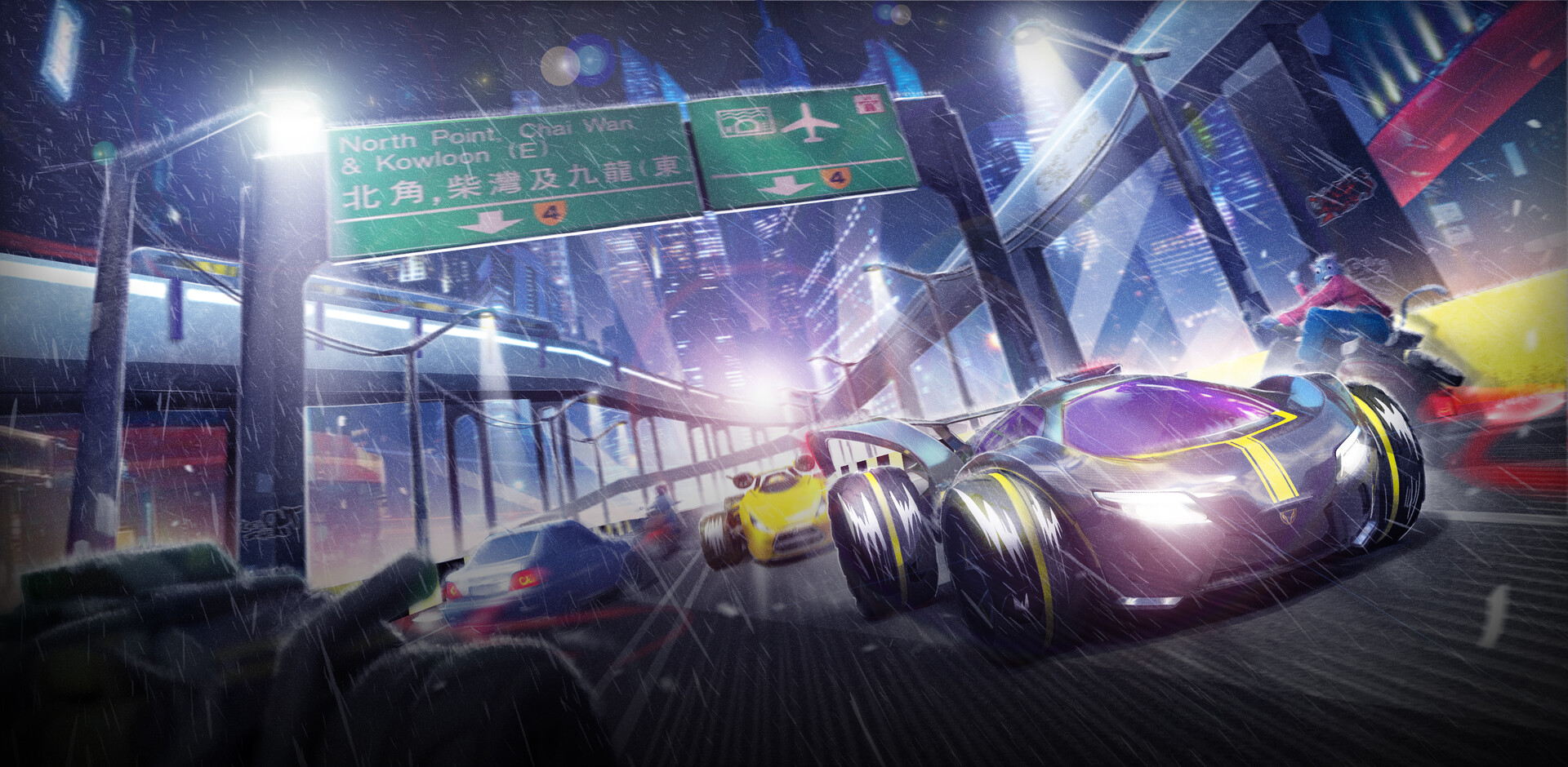 ArtStation - Concept Art Rimba Racer