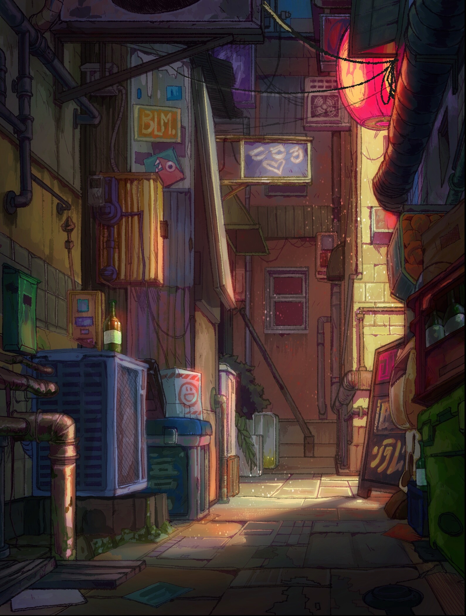 ArtStation Back Alley
