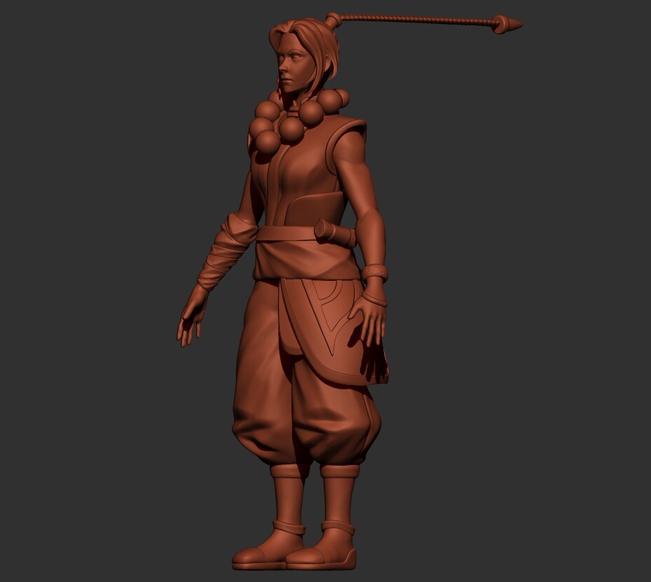 High-poly sculpt
