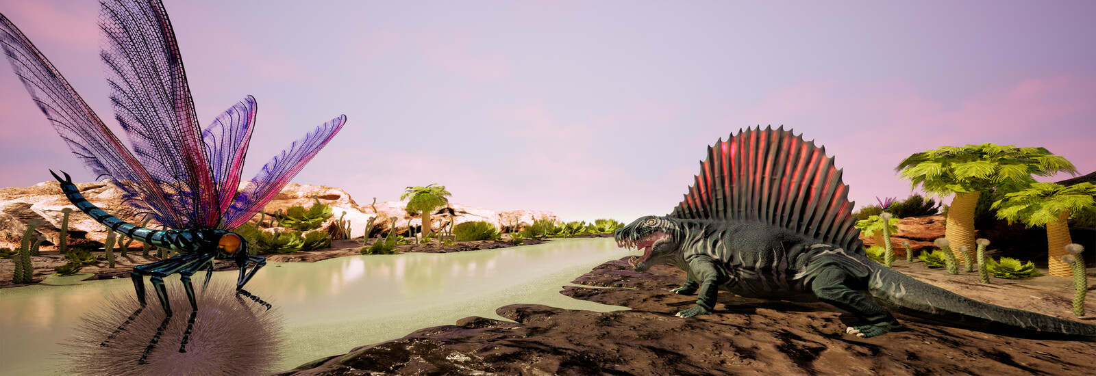 Open Mouthed Baskies in the Permian Era