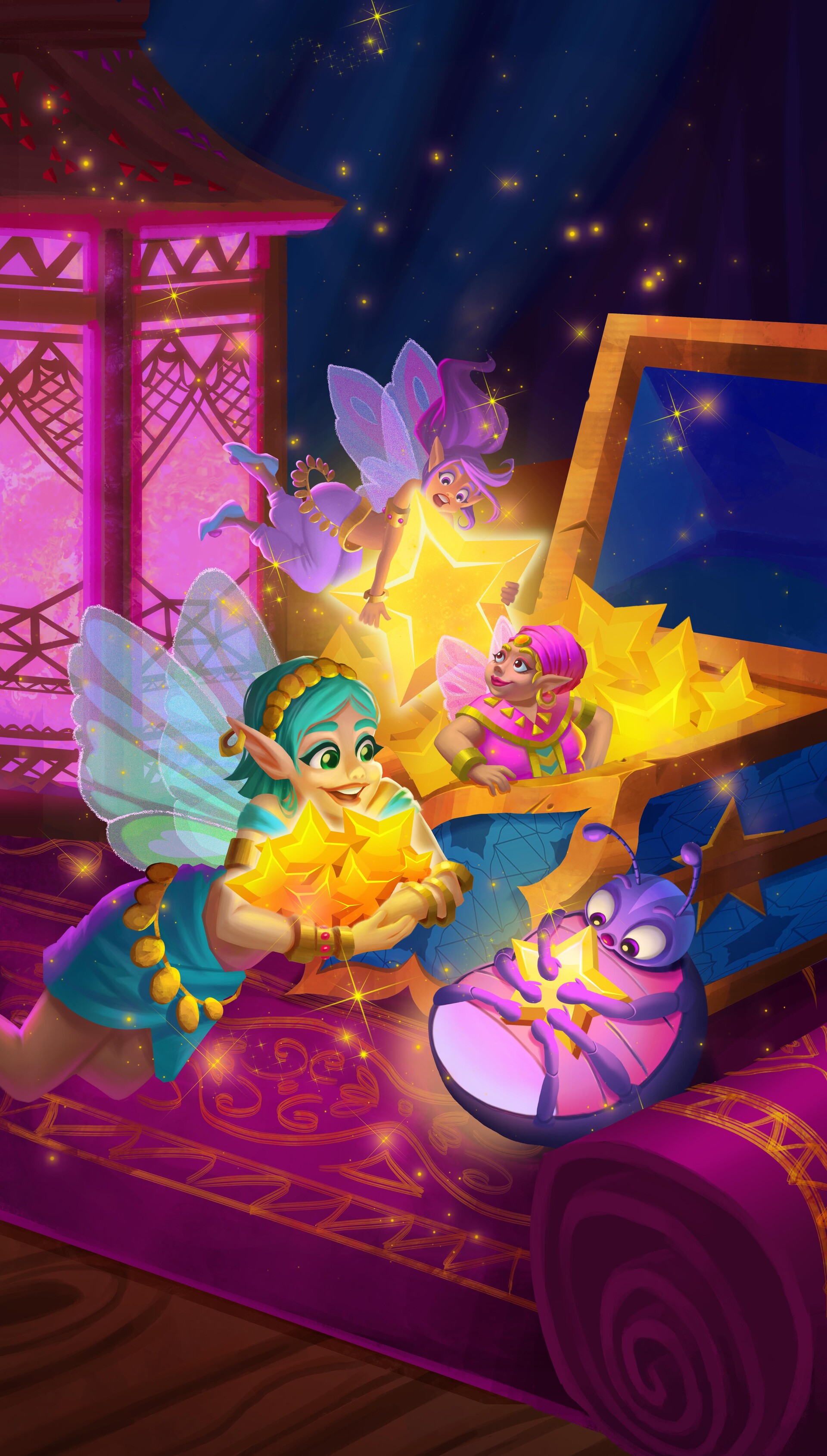 ArtStation JAM CITY Homescreen Illustration