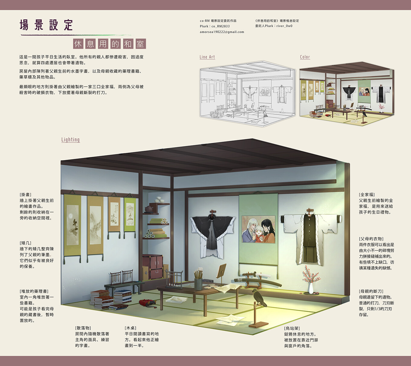 ArtStation - Japanese room for rest